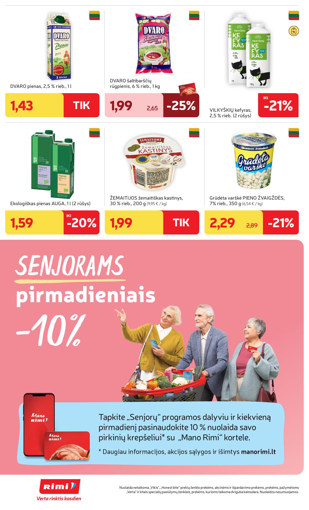 Naujausias RIMI kaininis katalogas 2026.04.14 - 2026.04.20