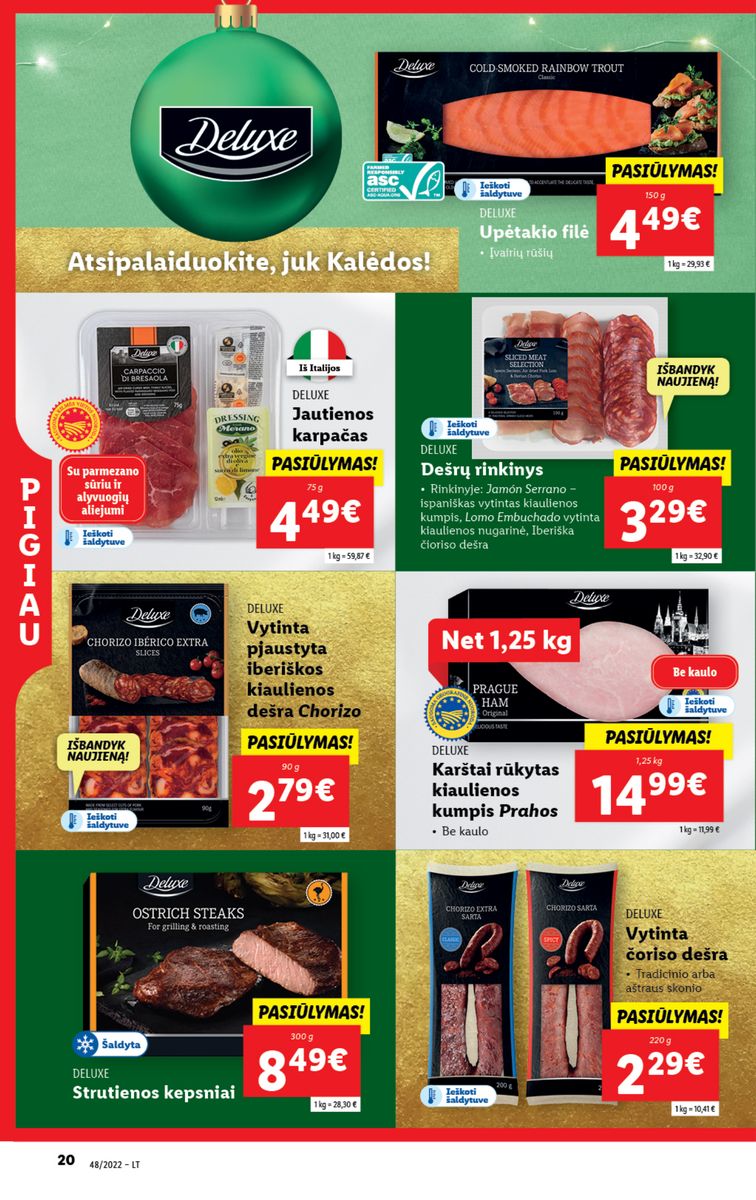 Naujausias LIDL kaininis katalogas 2022.11.28 - 2022.12.04