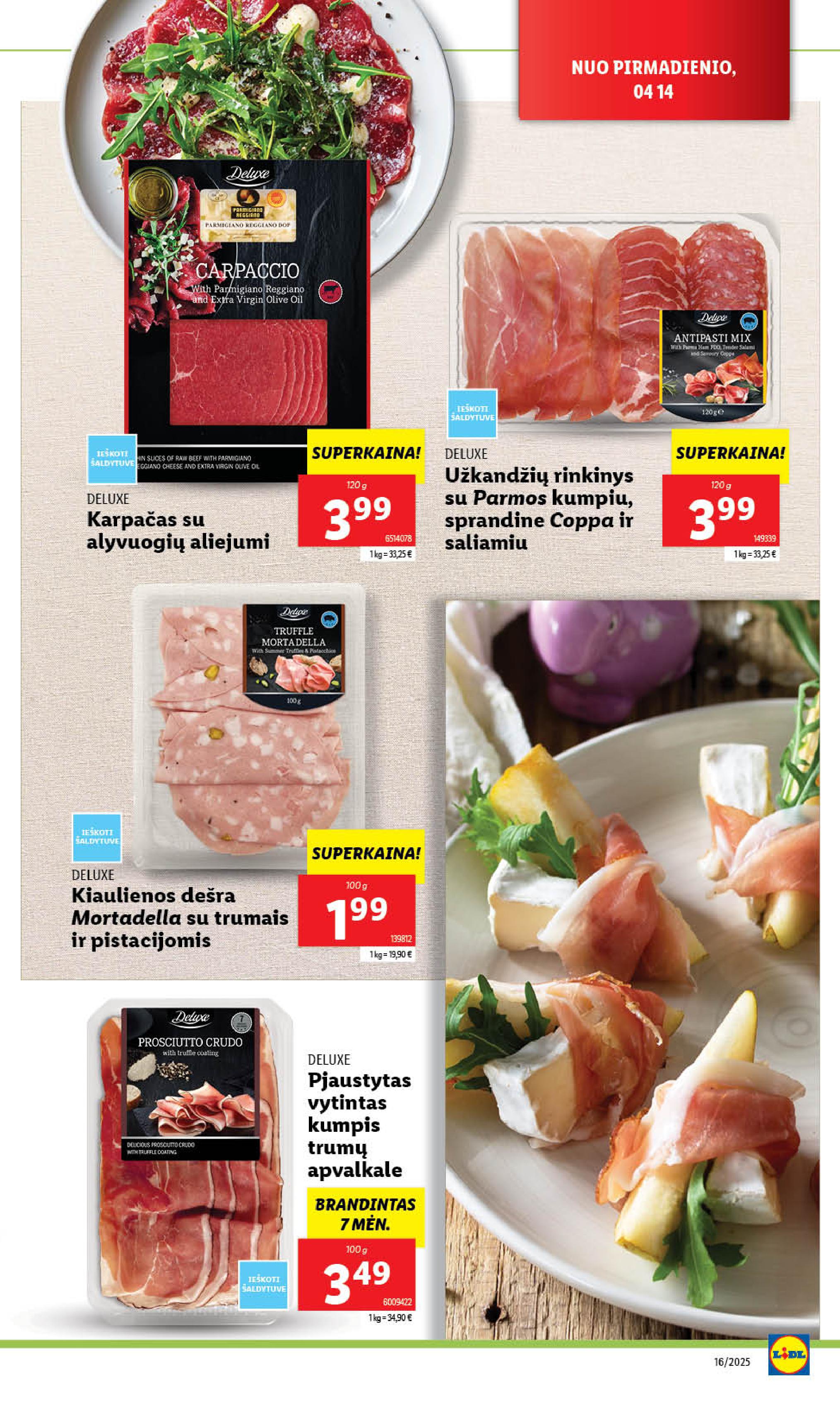 Naujausias LIDL kaininis katalogas 2025.04.14 - 2025.04.19