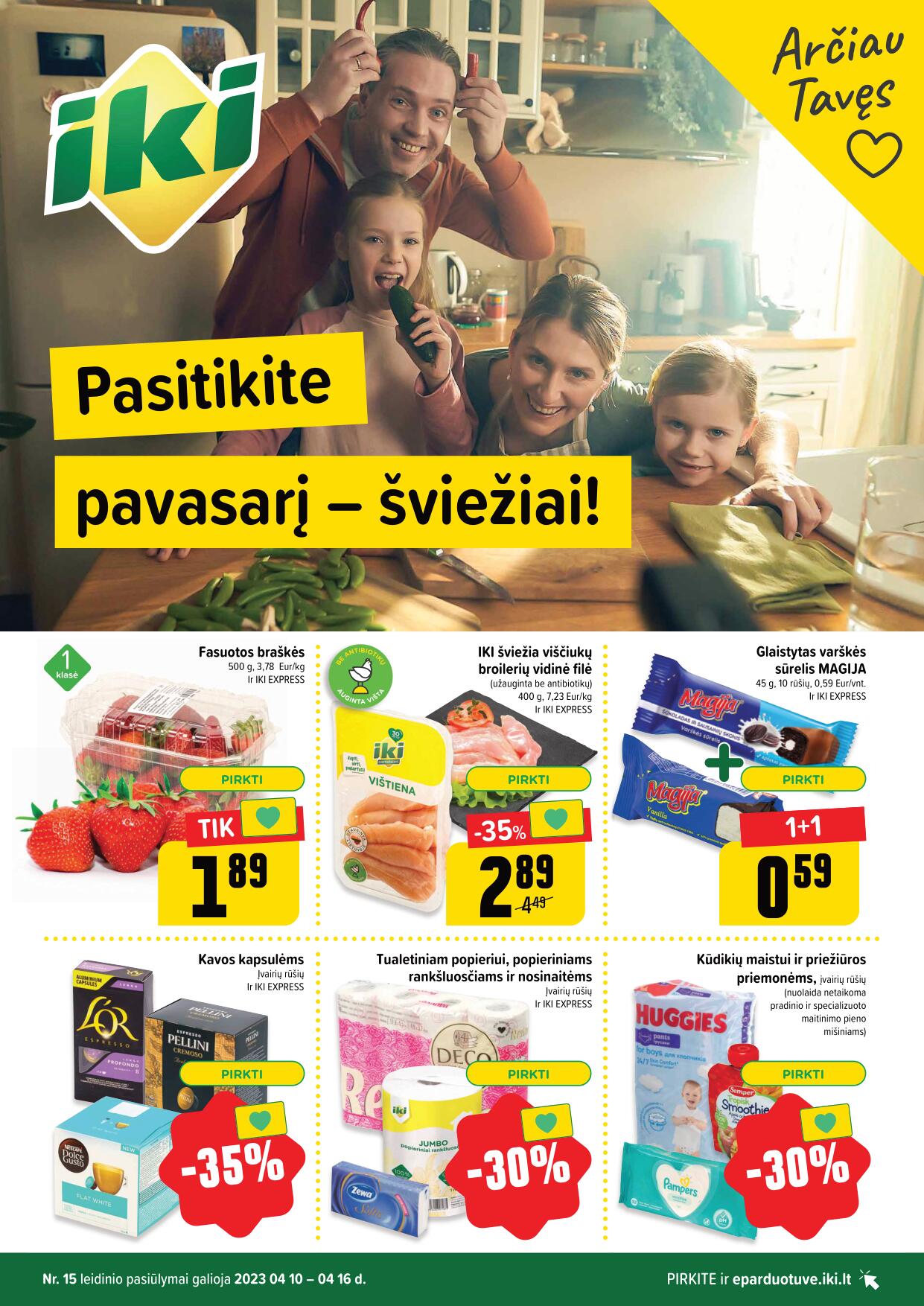 Naujausias IKI kaininis katalogas 2023.04.10 - 2023.04.16