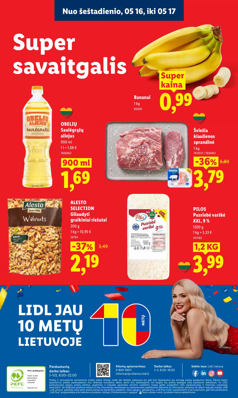 Naujausias LIDL kaininis katalogas 2026.05.11 - 2026.05.17