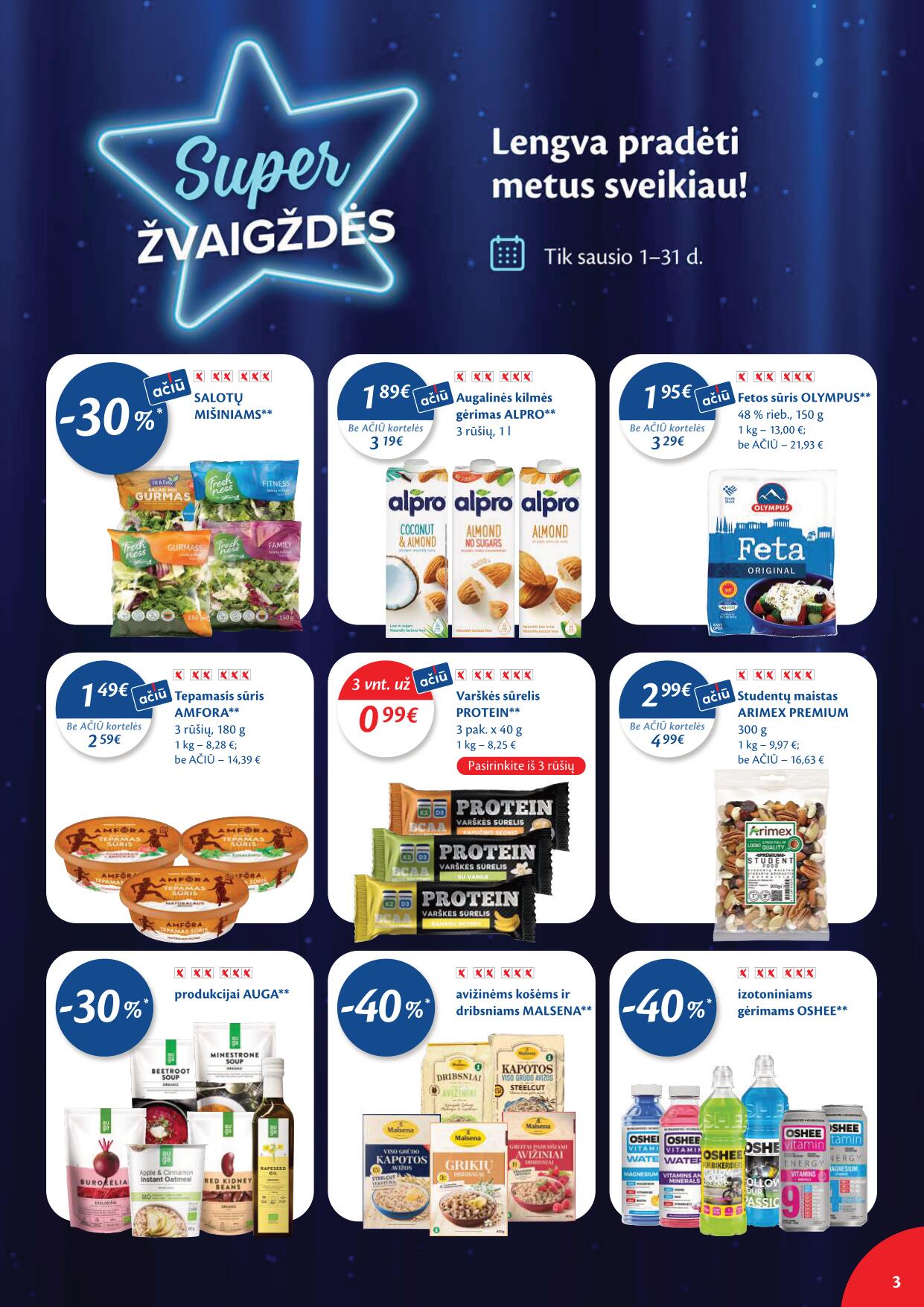 Naujausias MAXIMA kaininis katalogas 2023.01.17 - 2023.01.23
