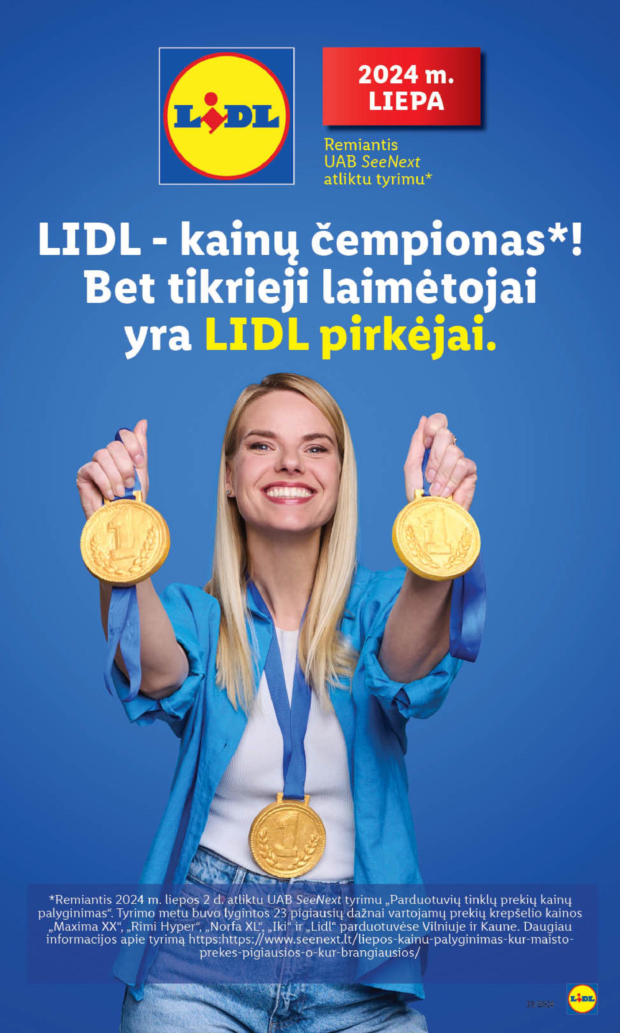Naujausias LIDL kaininis katalogas 2024.08.12 - 2024.08.18