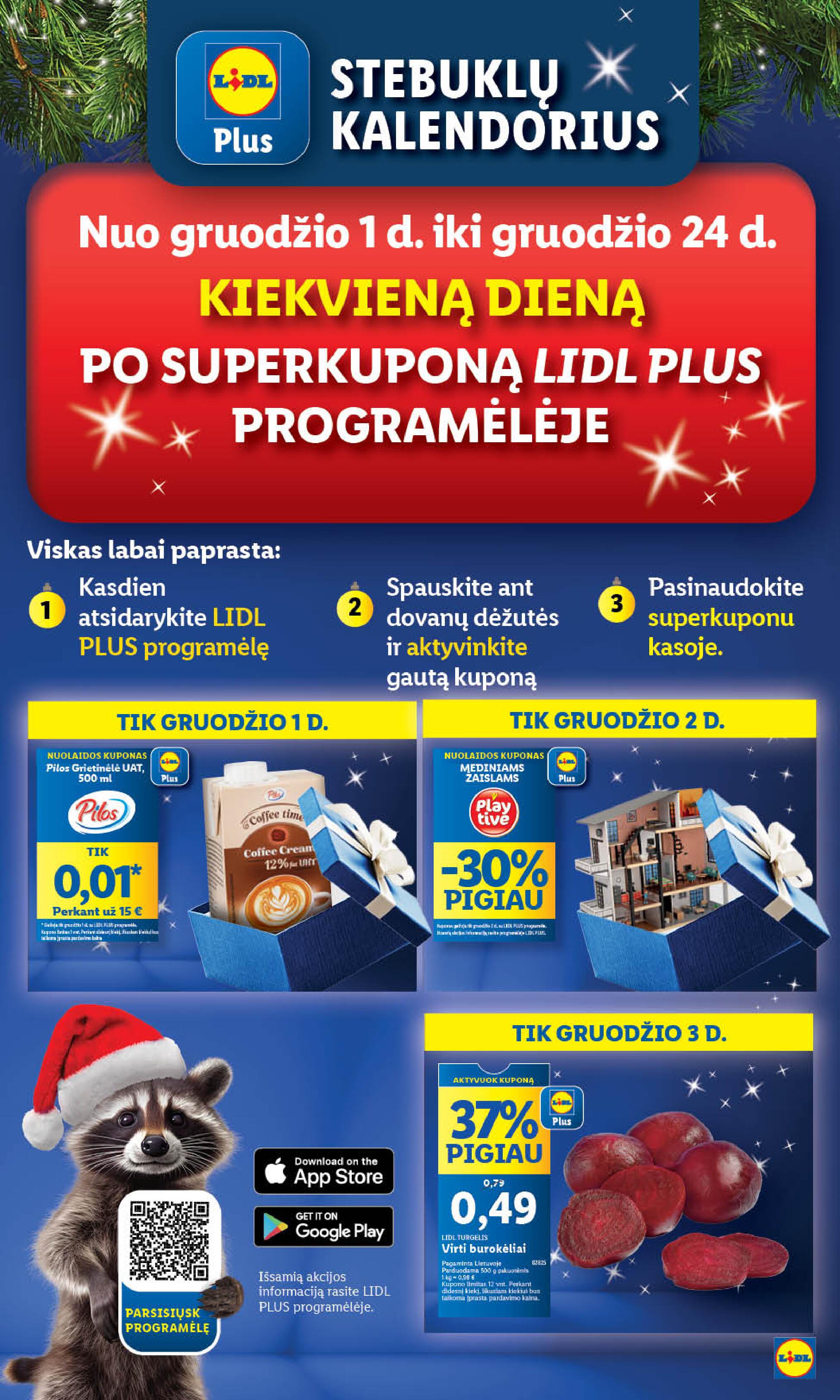 Naujausias LIDL kaininis katalogas 2023.11.27 - 2023.12.03