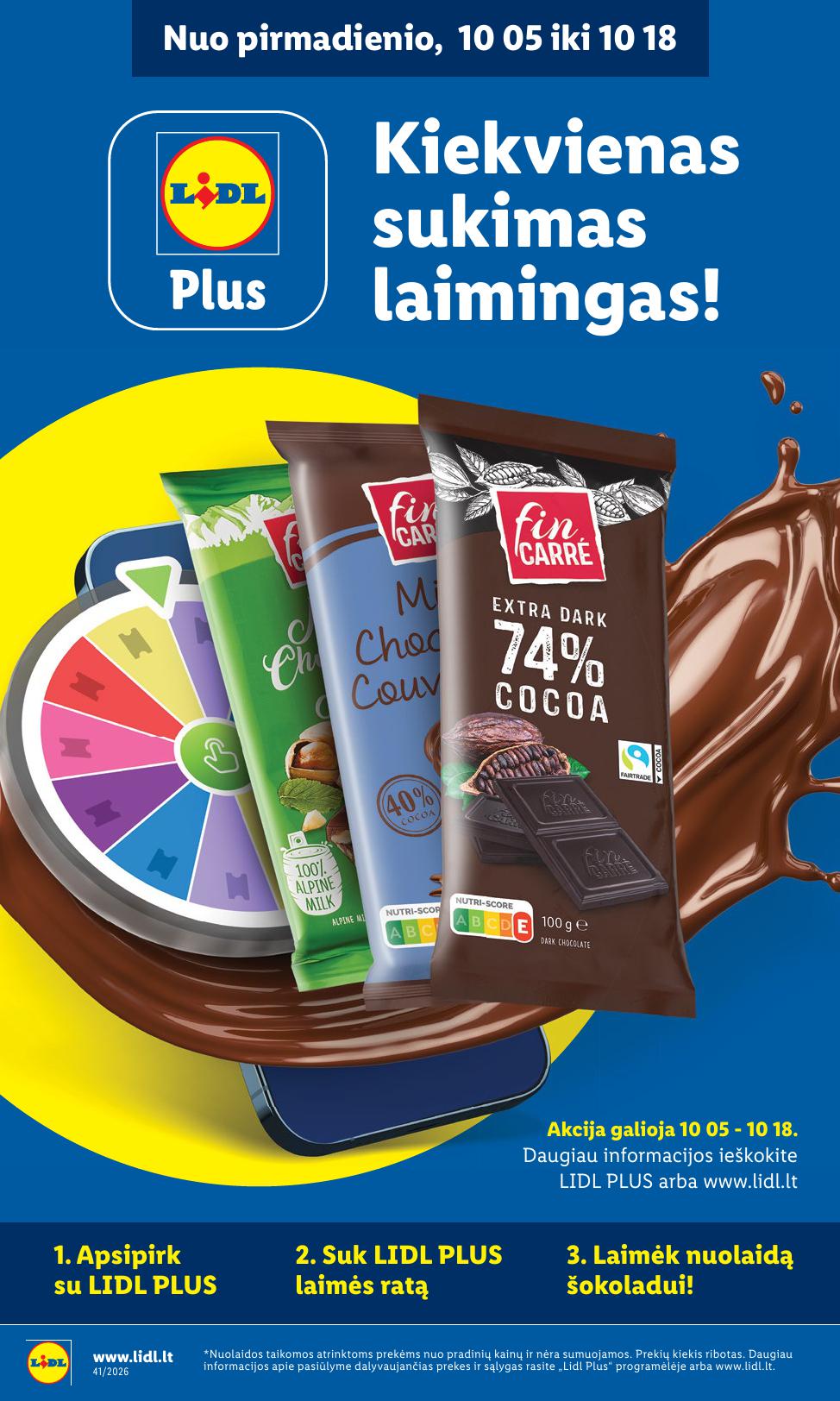 Naujausias LIDL kaininis katalogas 2026.10.12 - 2026.10.18