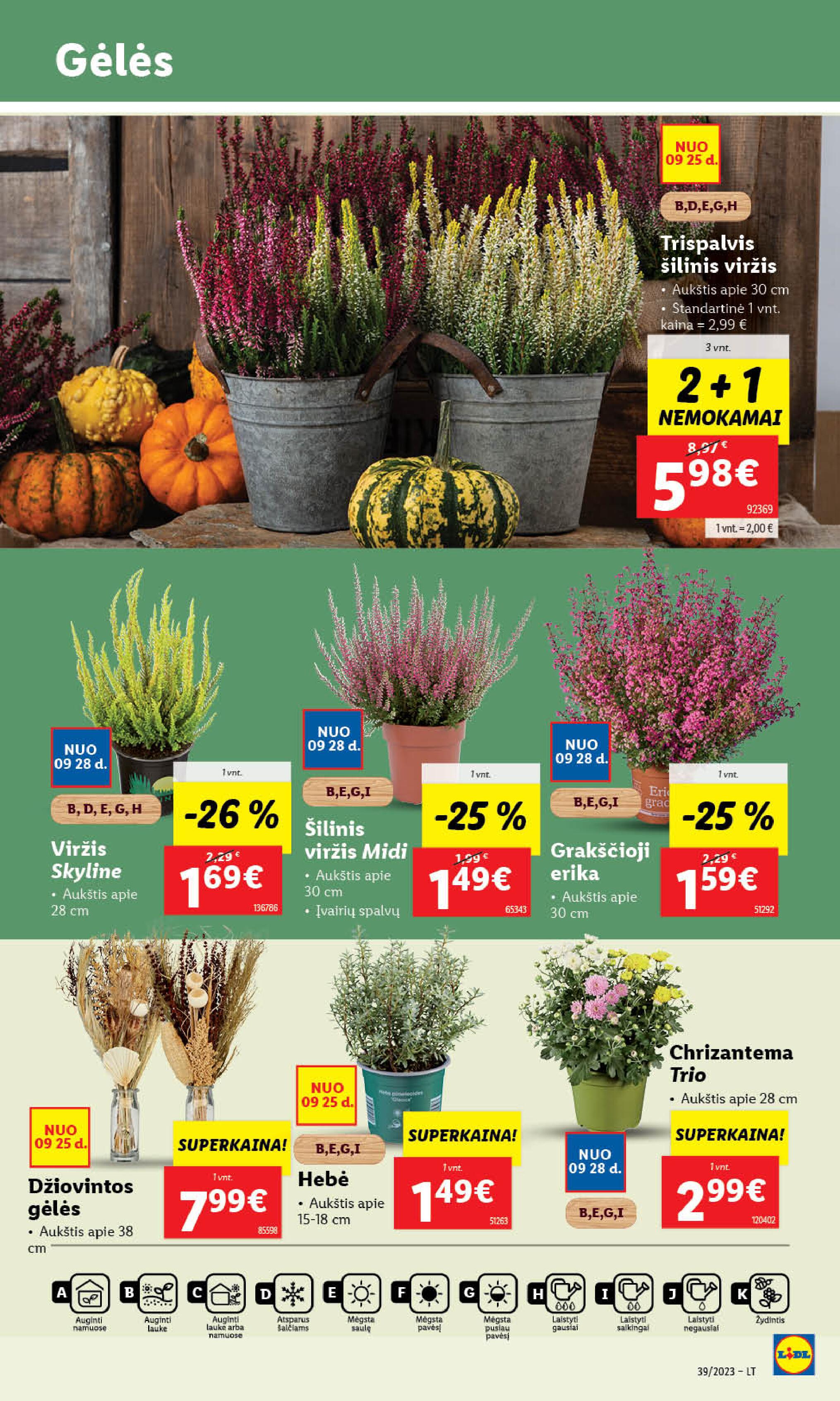Naujausias LIDL kaininis katalogas 2023.09.25 - 2023.10.01