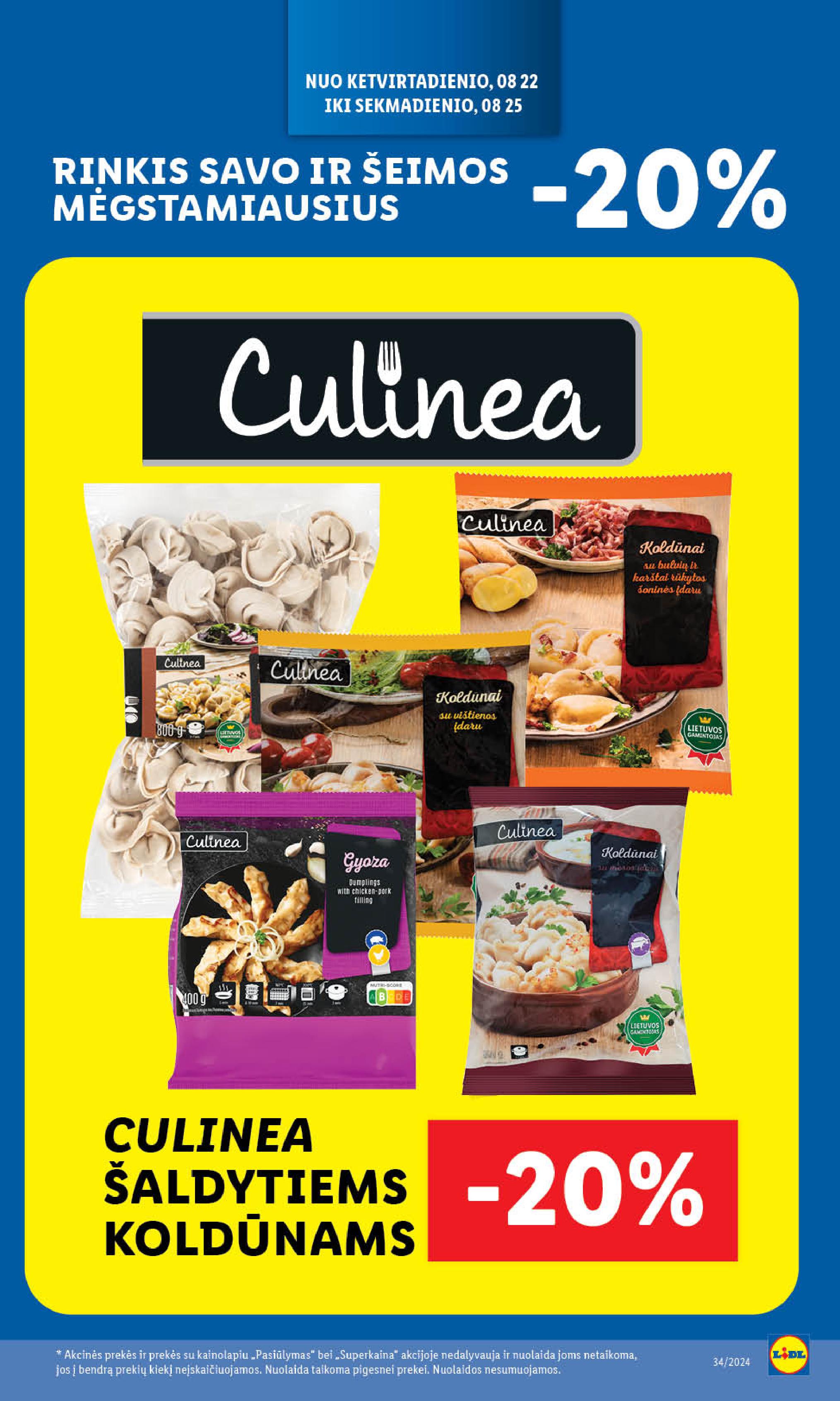Naujausias LIDL kaininis katalogas 2024.08.19 - 2024.08.25