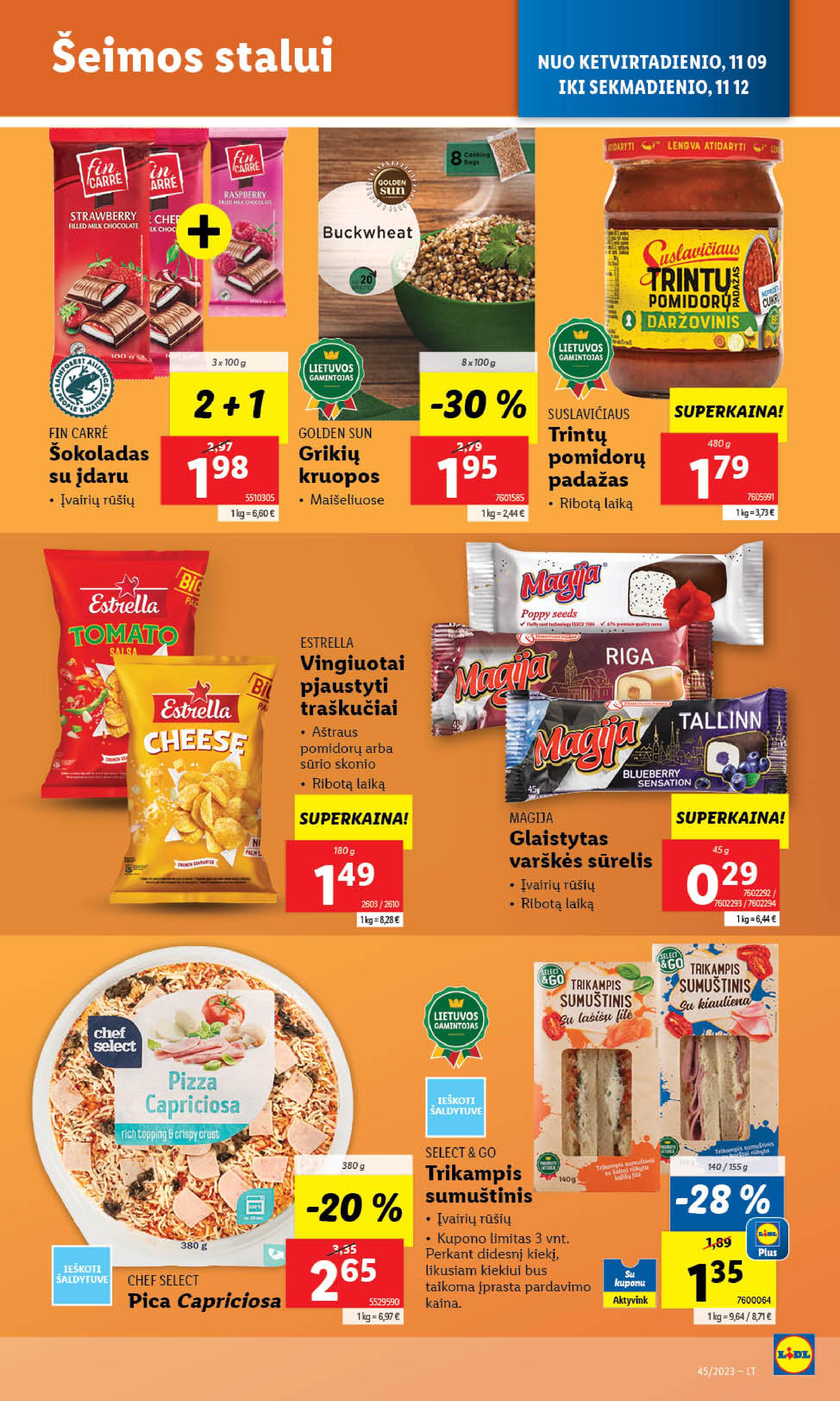Naujausias LIDL kaininis katalogas 2023.11.06 - 2023.11.12