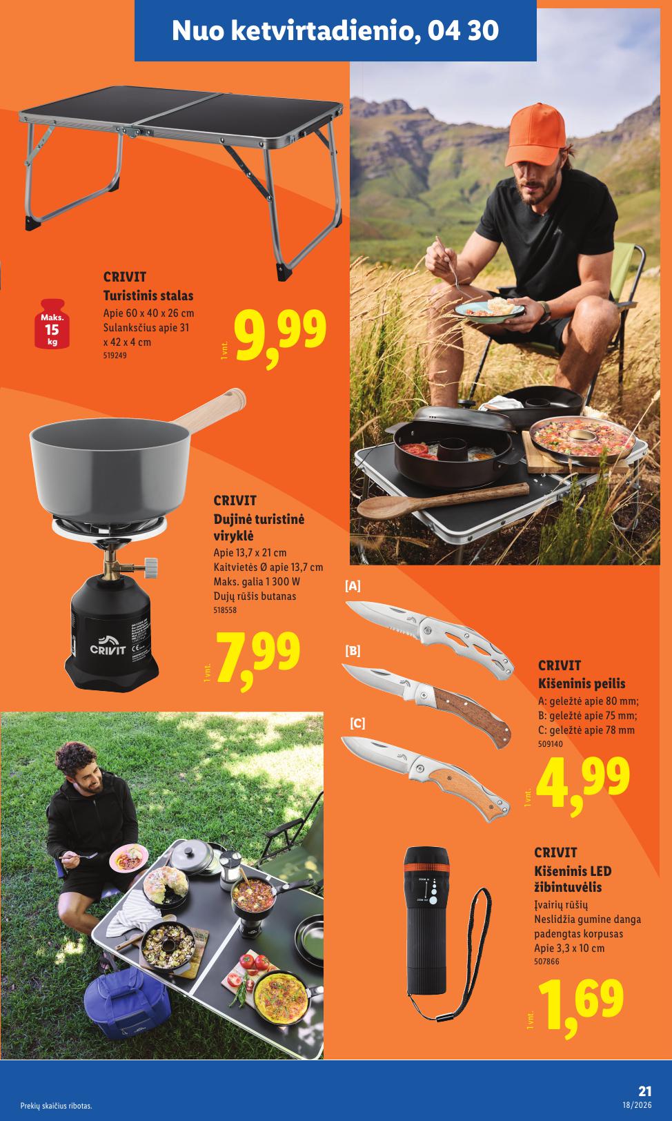 LIDL ne maisto prekių leidinys 2026.04.27 - 2026.05.03