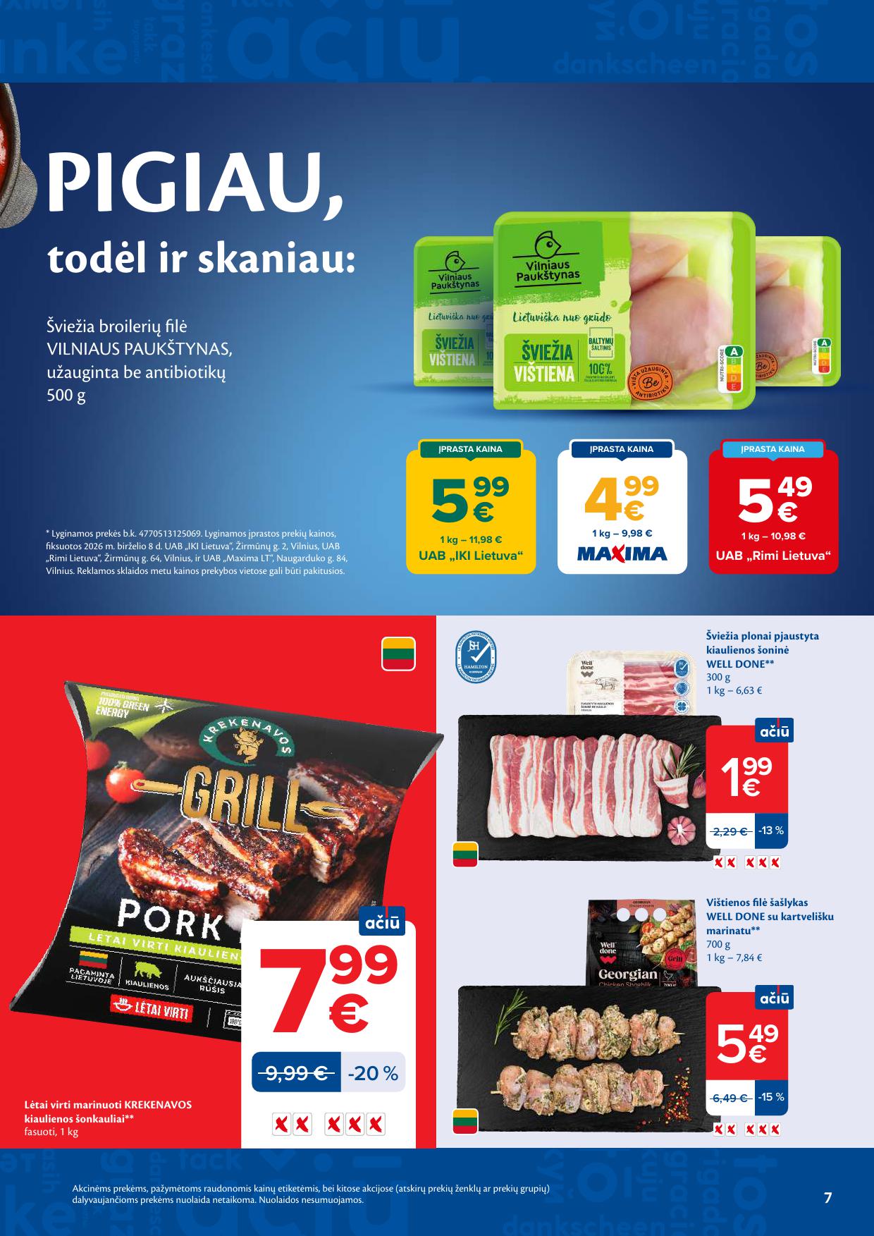 Naujausias MAXIMA kaininis katalogas 2026.06.16 - 2026.06.22