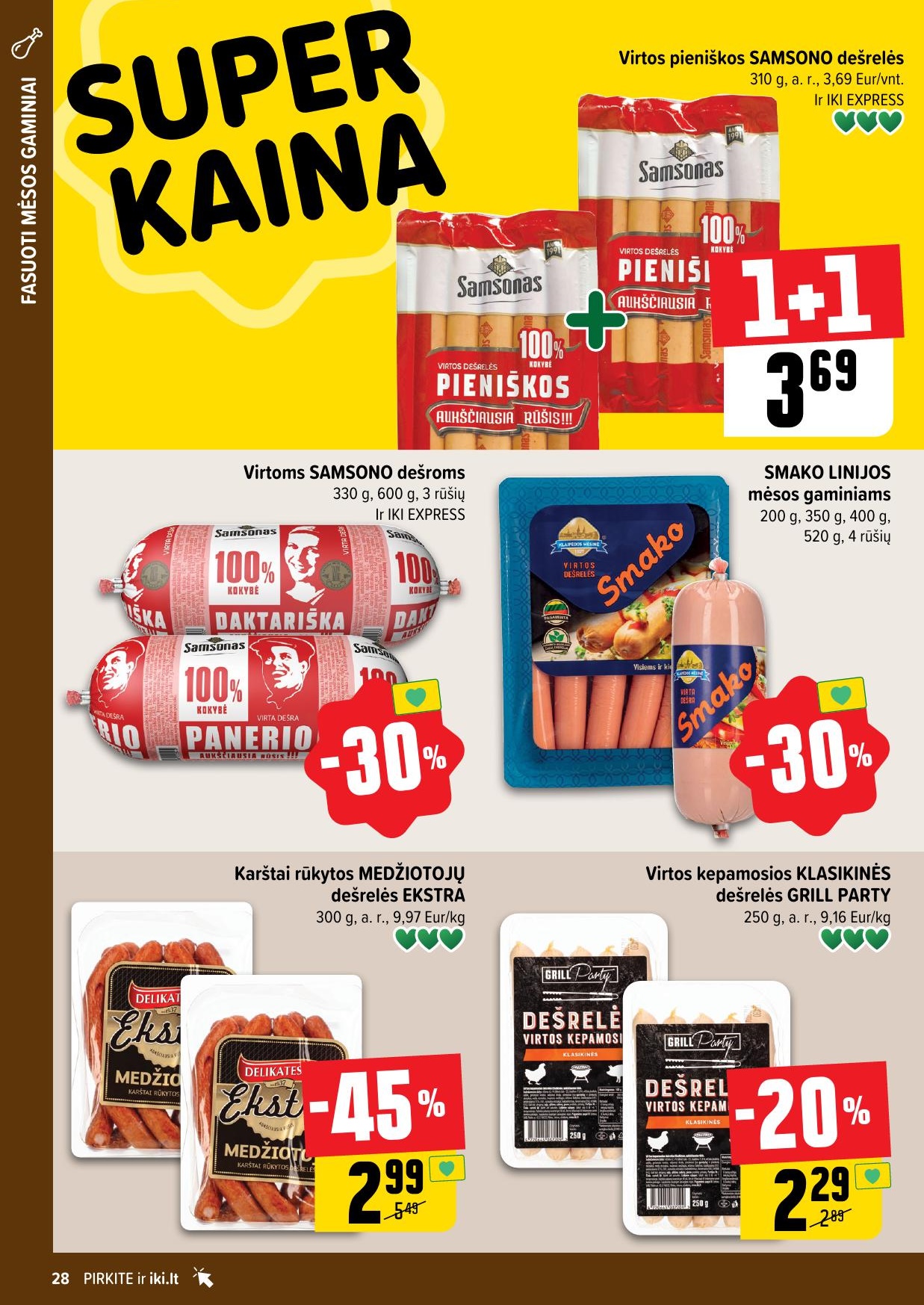 Naujausias IKI kaininis katalogas 2024.03.11 - 2024.03.17