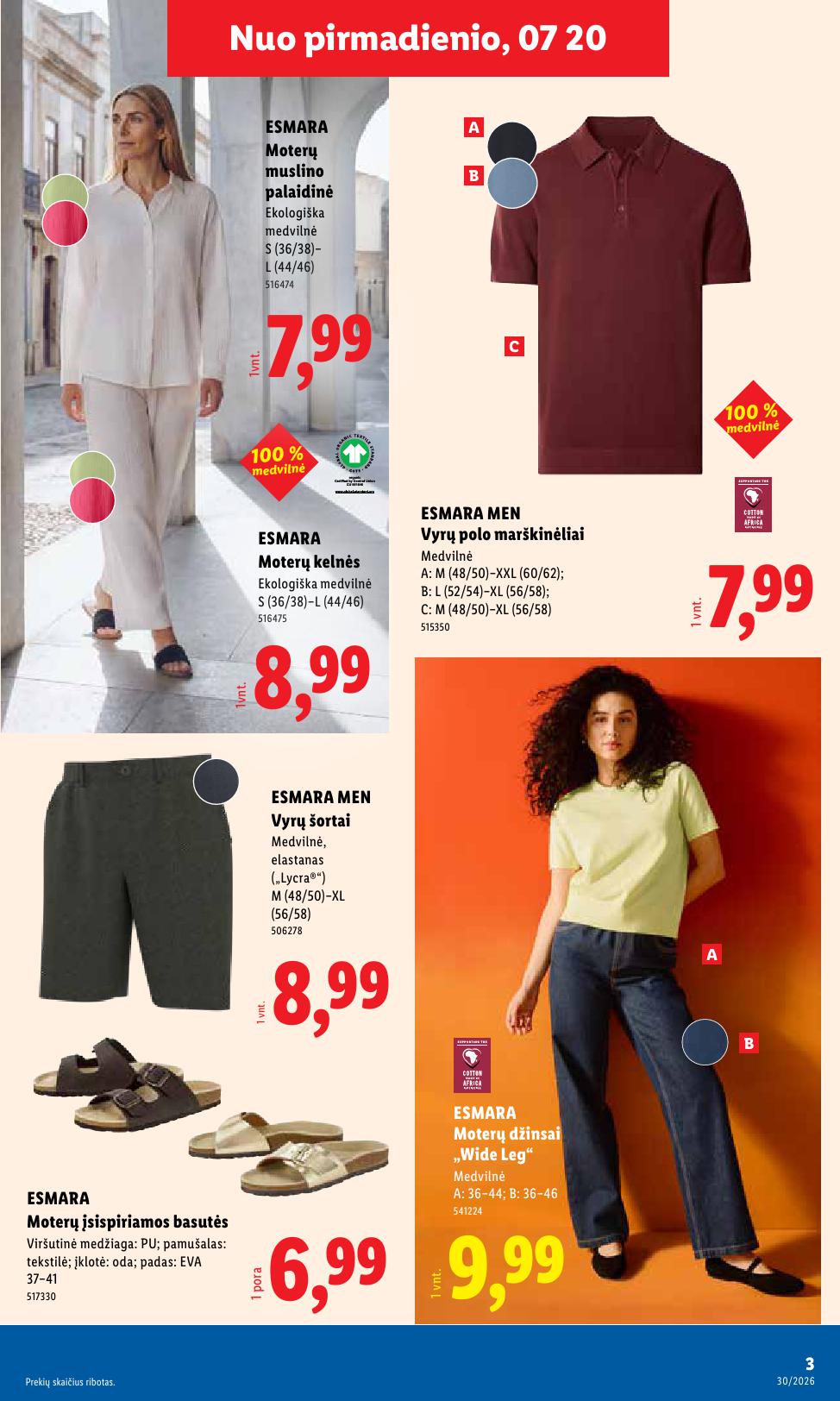 LIDL ne maisto prekių leidinys 2026.07.20 - 2026.07.26