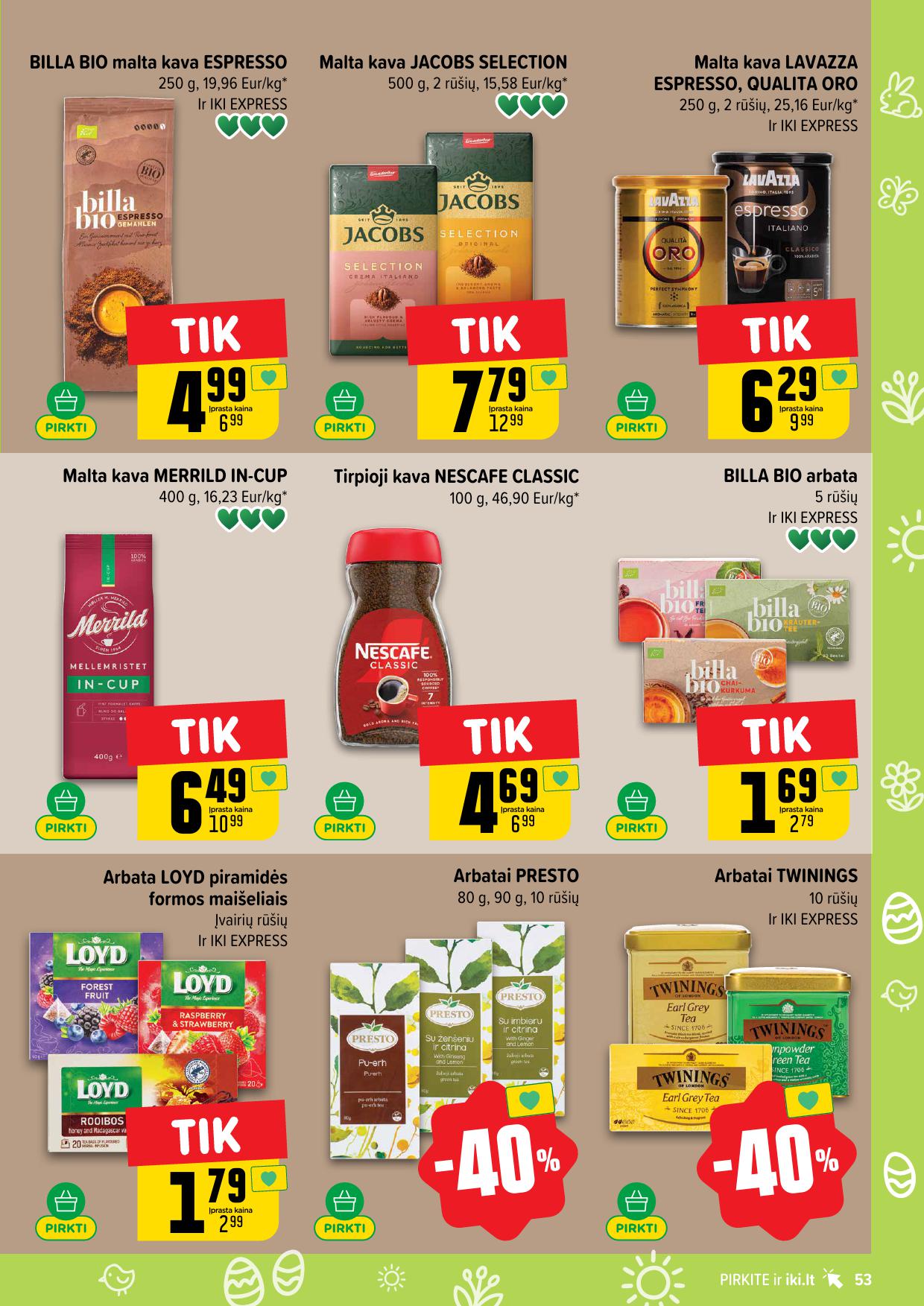 Naujausias IKI kaininis katalogas 2026.03.23 - 2026.03.29