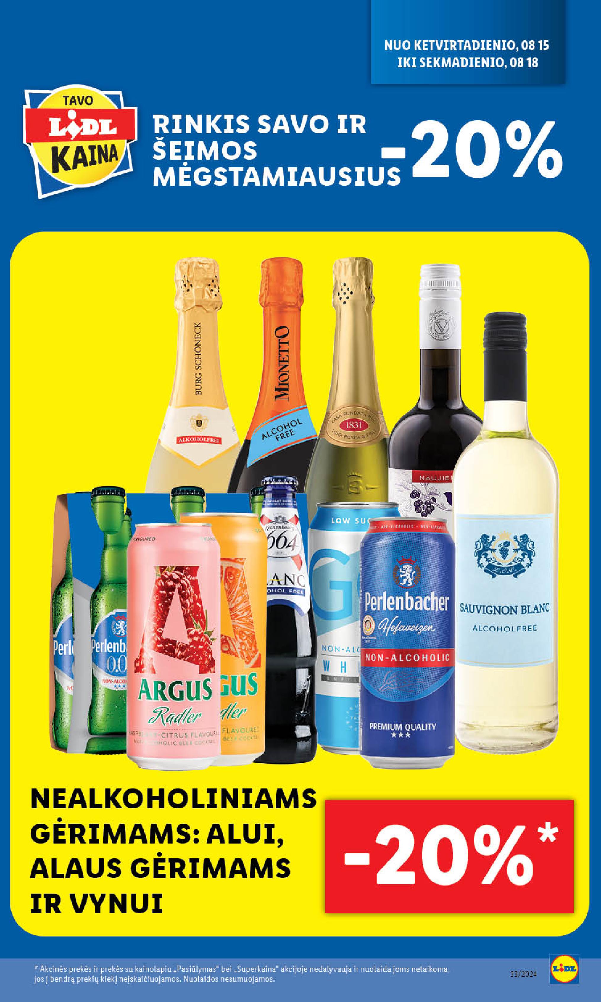 Naujausias LIDL kaininis katalogas 2024.08.12 - 2024.08.18