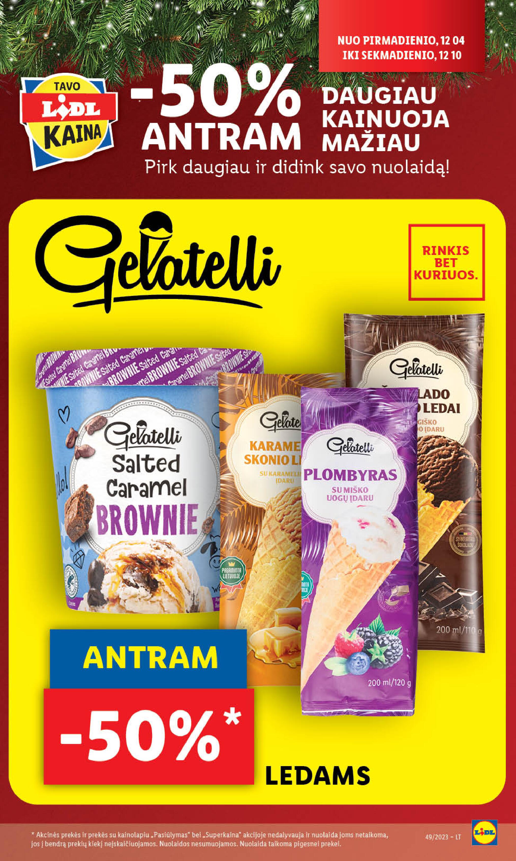 Naujausias LIDL kaininis katalogas 2023.12.04 - 2023.12.10