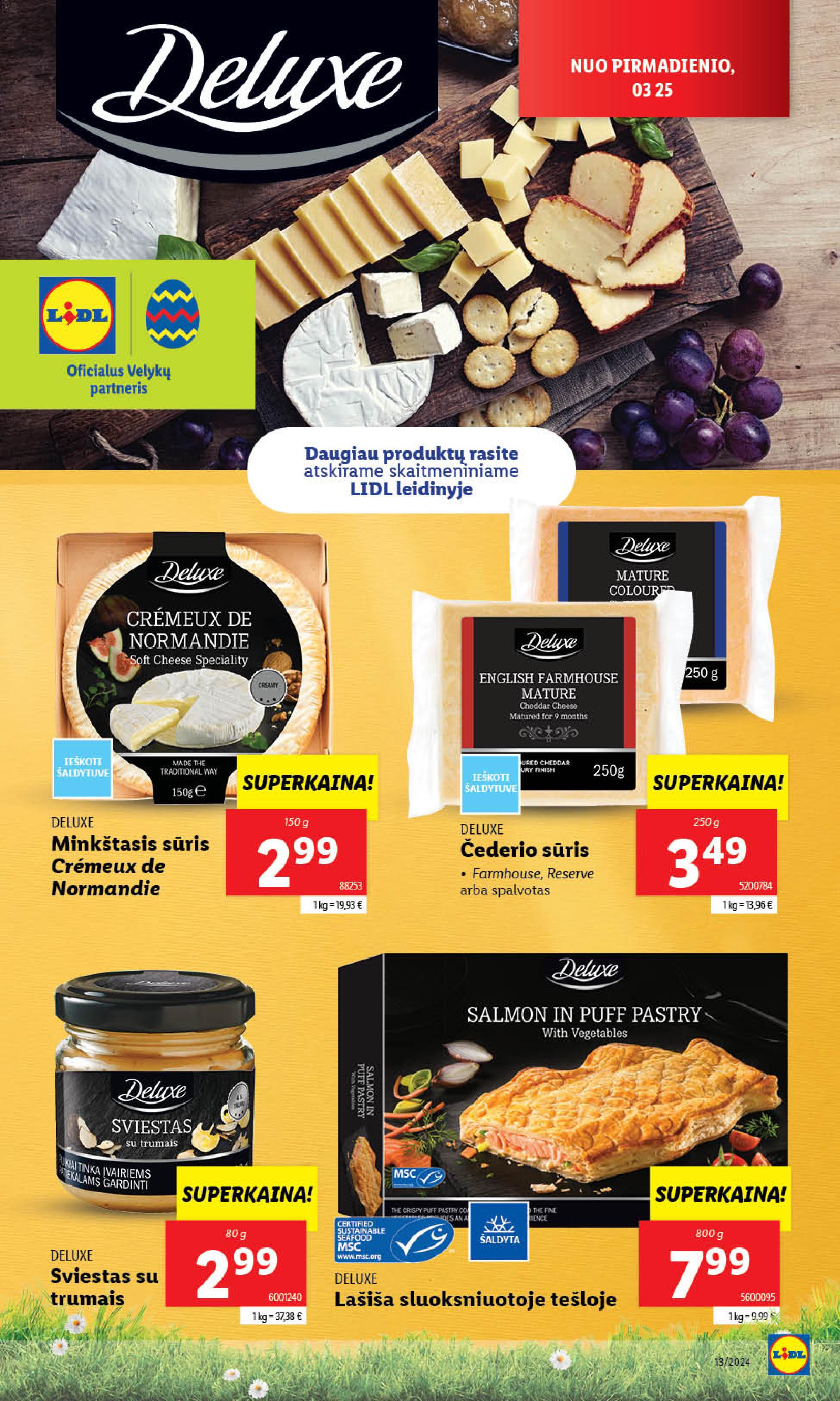 Naujausias LIDL kaininis katalogas 2024.03.25 - 2024.03.30