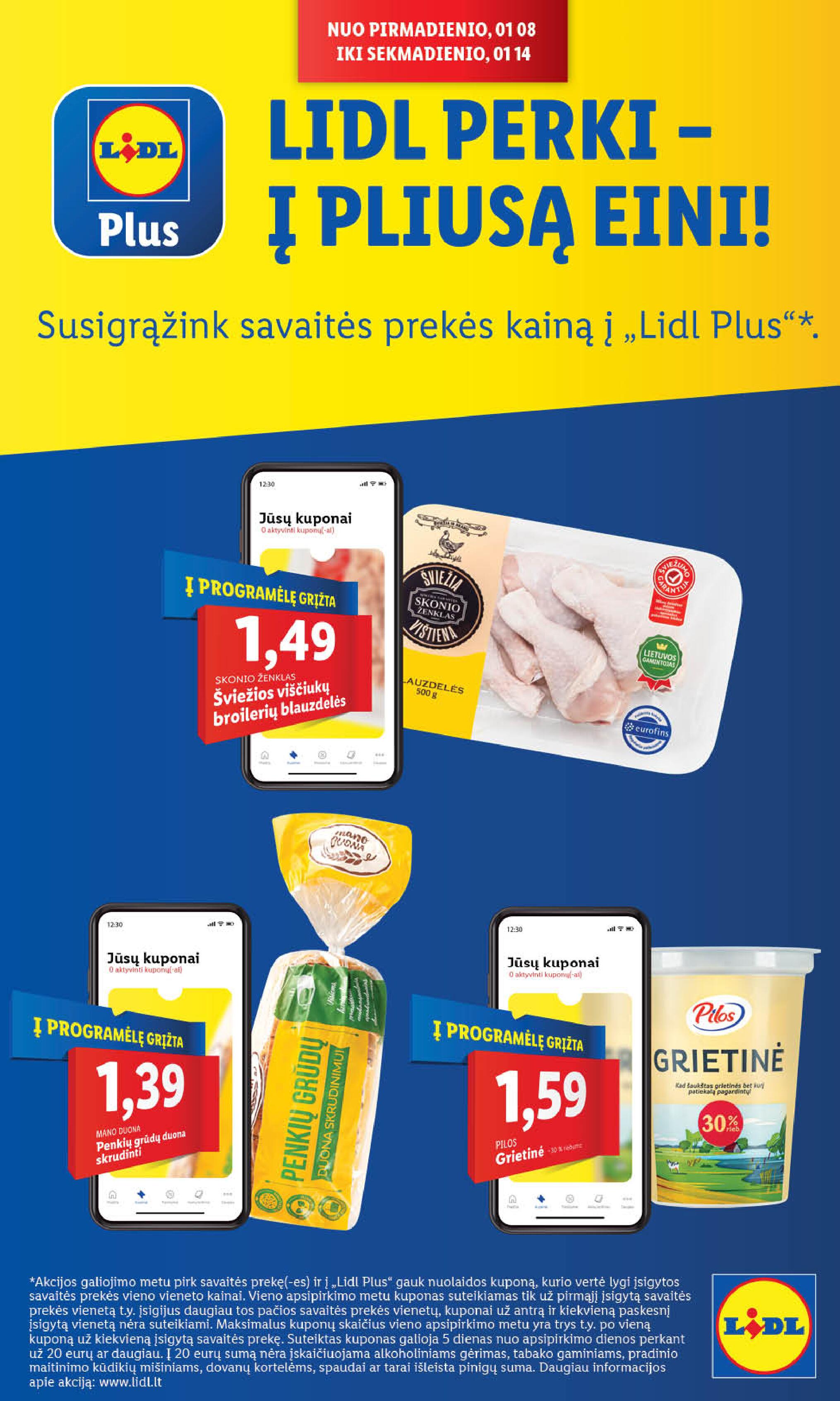 Naujausias LIDL kaininis katalogas 2024.01.08 - 2024.01.14