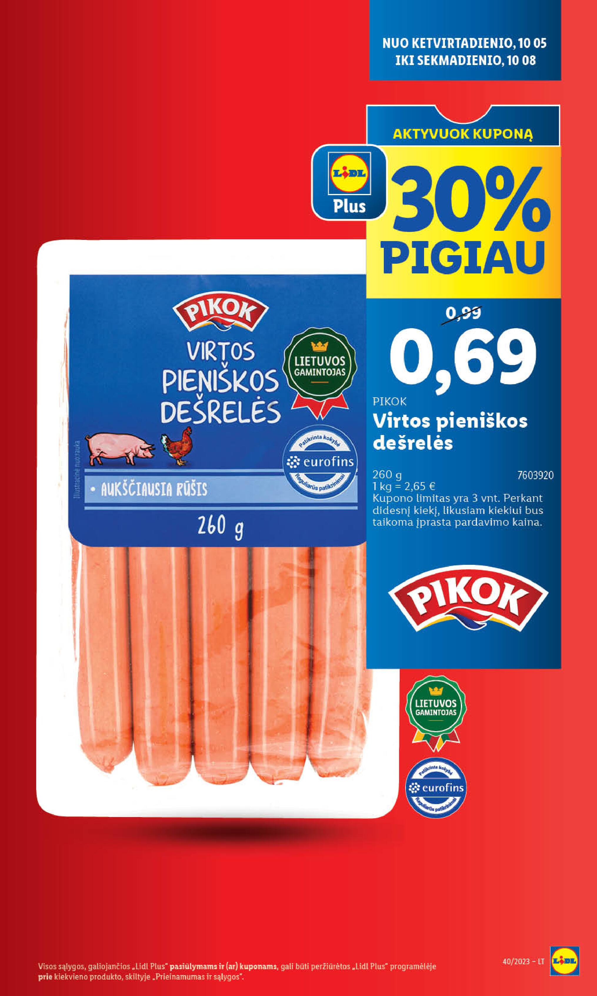 Naujausias LIDL kaininis katalogas 2023.10.02 - 2023.10.08