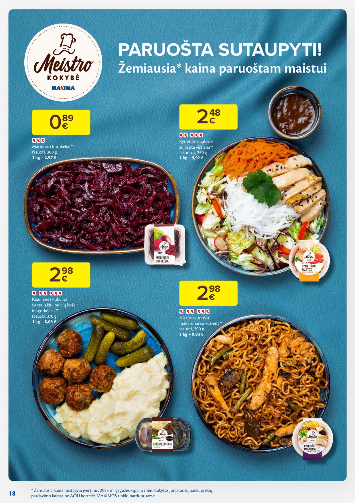 Naujausias MAXIMA kaininis katalogas 2026.02.03 - 2026.02.09