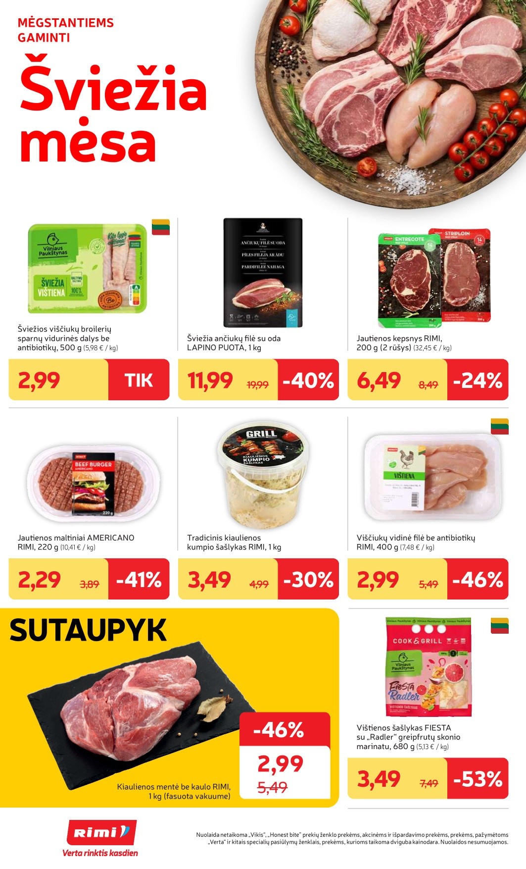 Naujausias RIMI kaininis katalogas 2026.05.19 - 2026.05.25