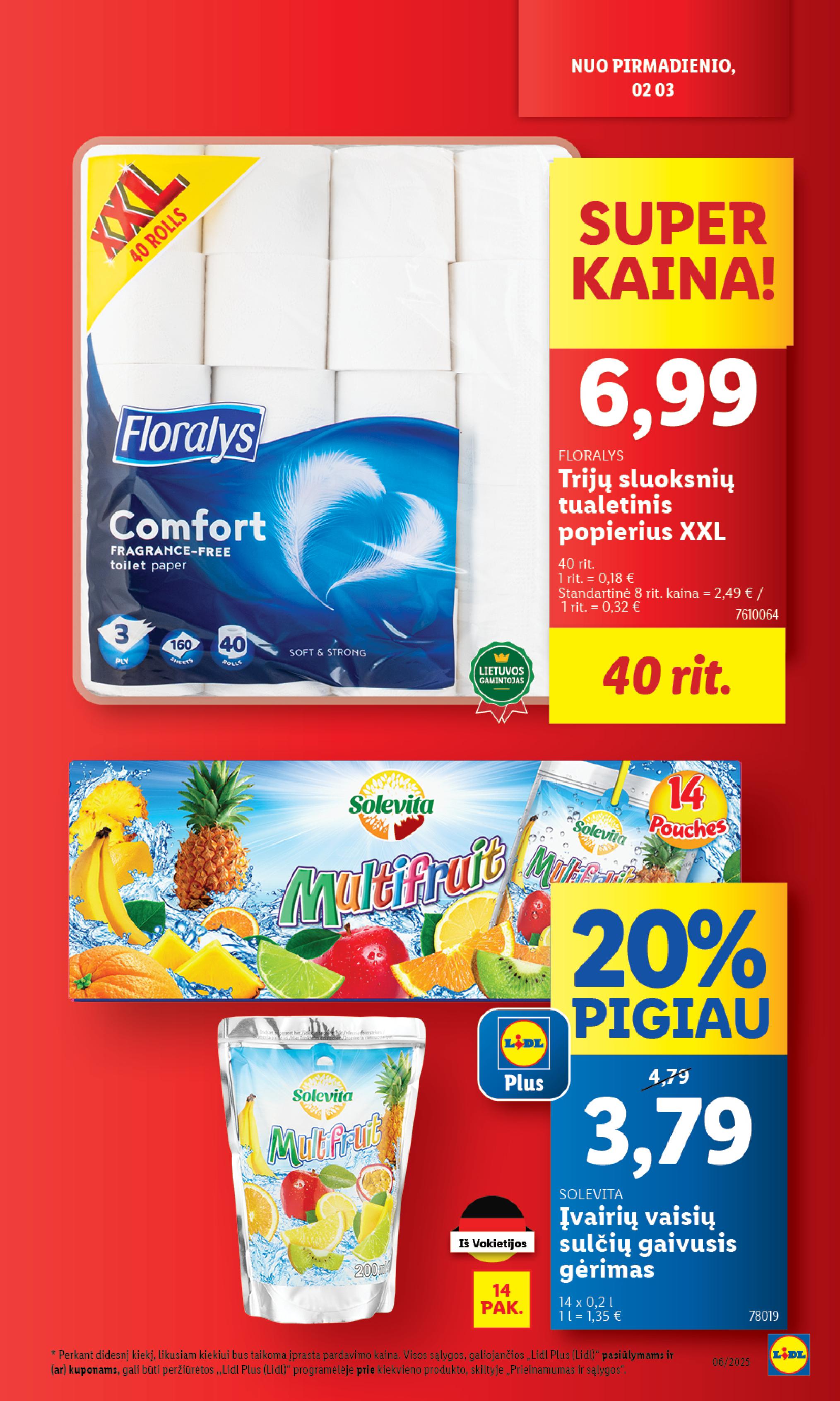 Naujausias LIDL kaininis katalogas 2025.02.03 - 2025.02.09