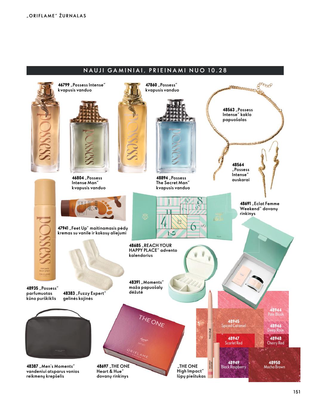 ORIFLAME katalogas galioja 2026.10.07 - 2026.11.17
