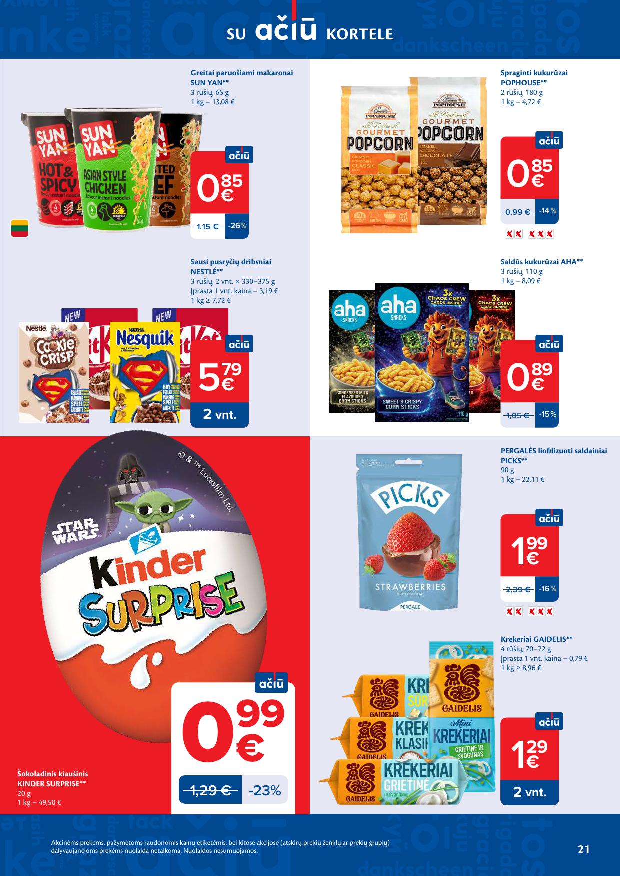 Naujausias MAXIMA kaininis katalogas 2026.03.31 - 2026.04.06