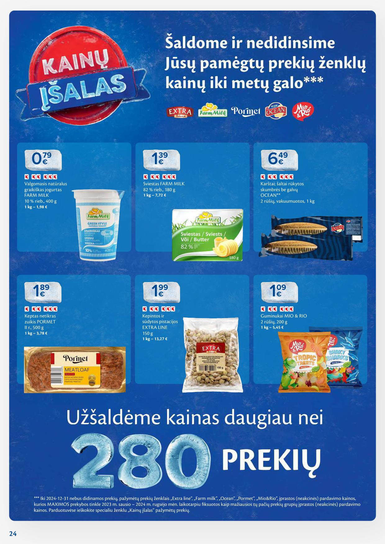 Naujausias MAXIMA kaininis katalogas 2024.10.29 - 2024.11.04