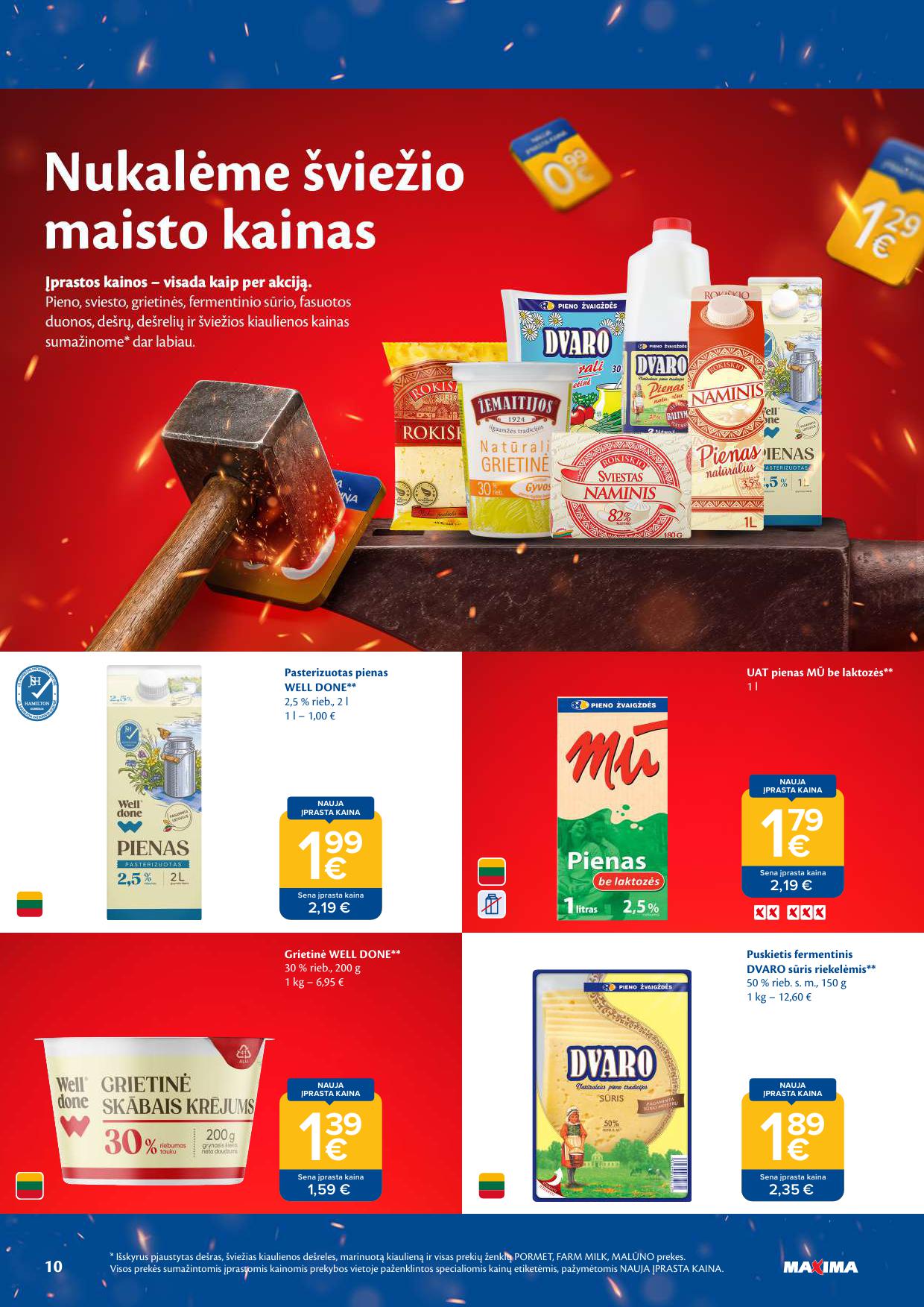 Naujausias MAXIMA kaininis katalogas 2026.08.18 - 2026.08.24