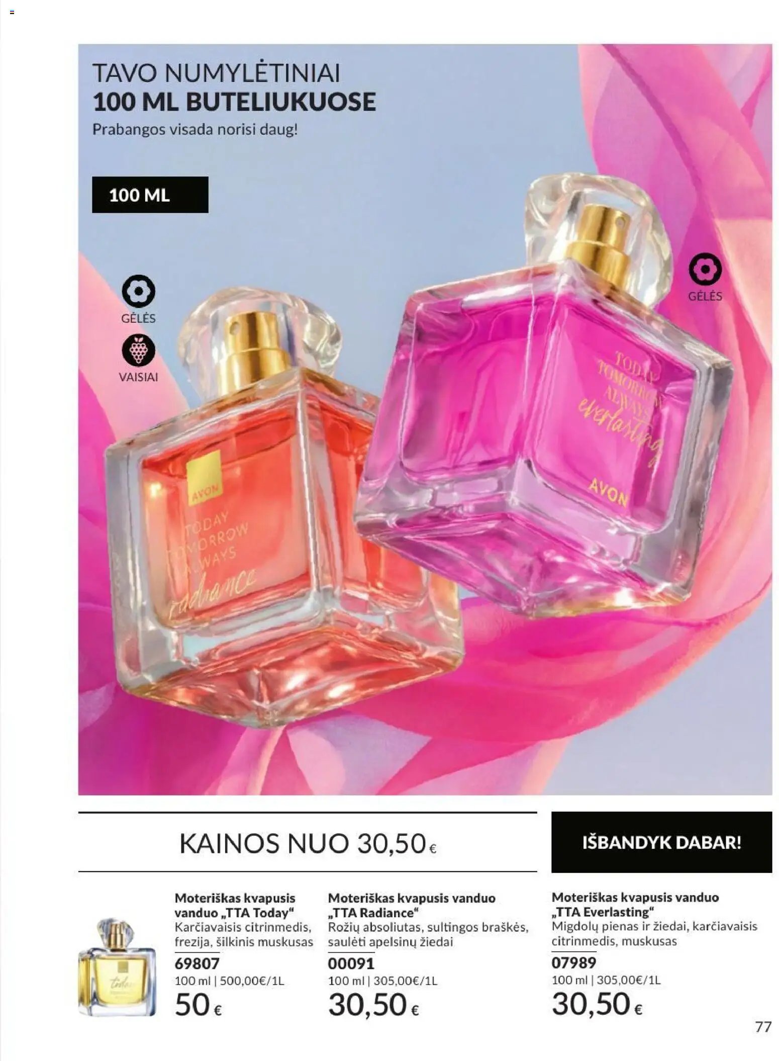 AVON katalogas galioja 2026.09.01 - 2026.09.30