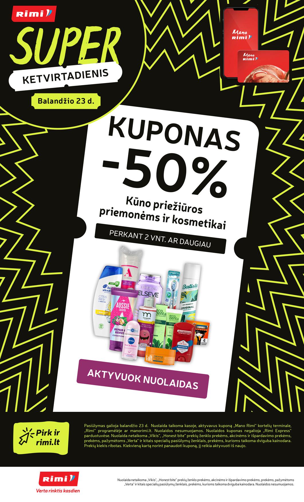 Naujausias RIMI kaininis katalogas 2026.04.21 - 2026.04.27