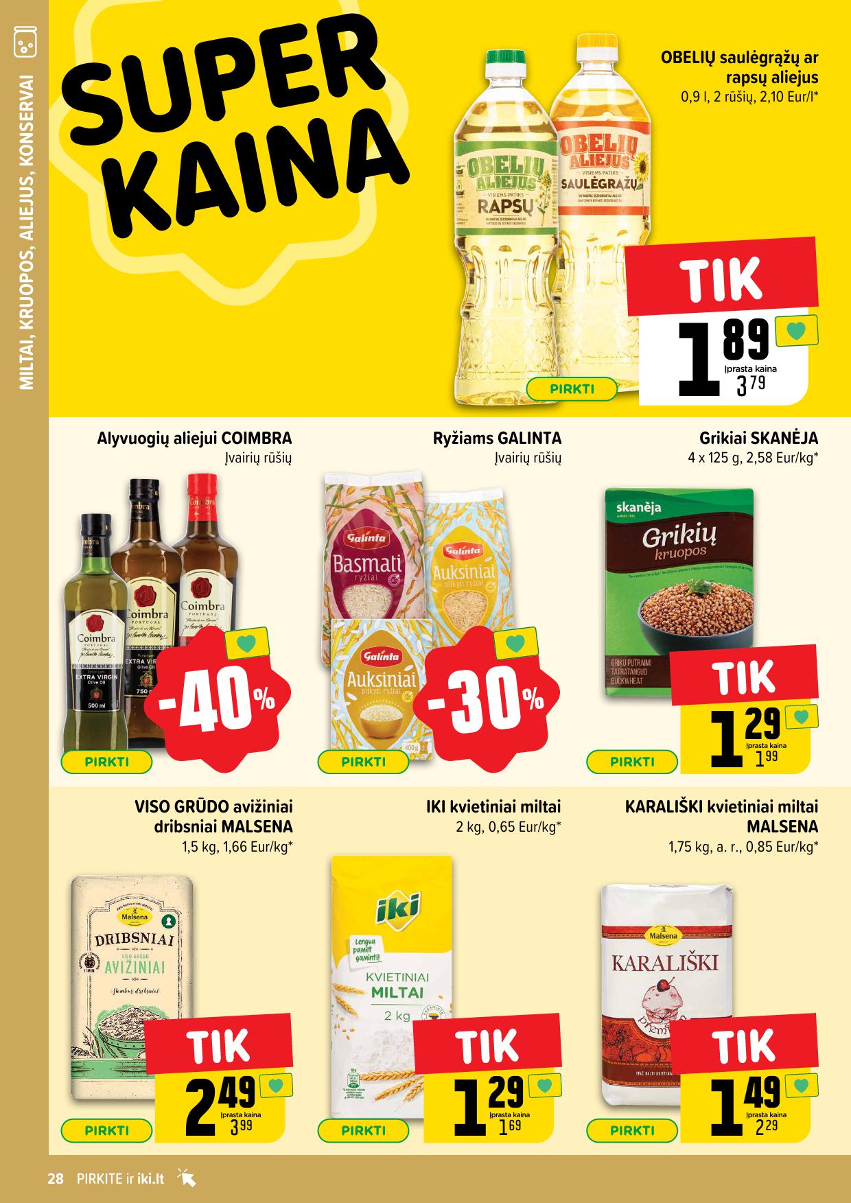 Naujausias IKI kaininis katalogas 2025.05.05 - 2025.05.11