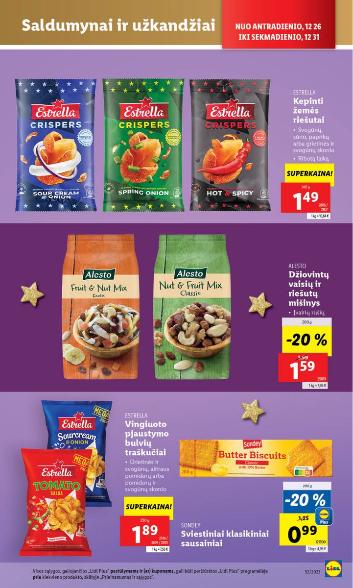 Naujausias LIDL kaininis katalogas 2023.12.26 - 2023.12.31