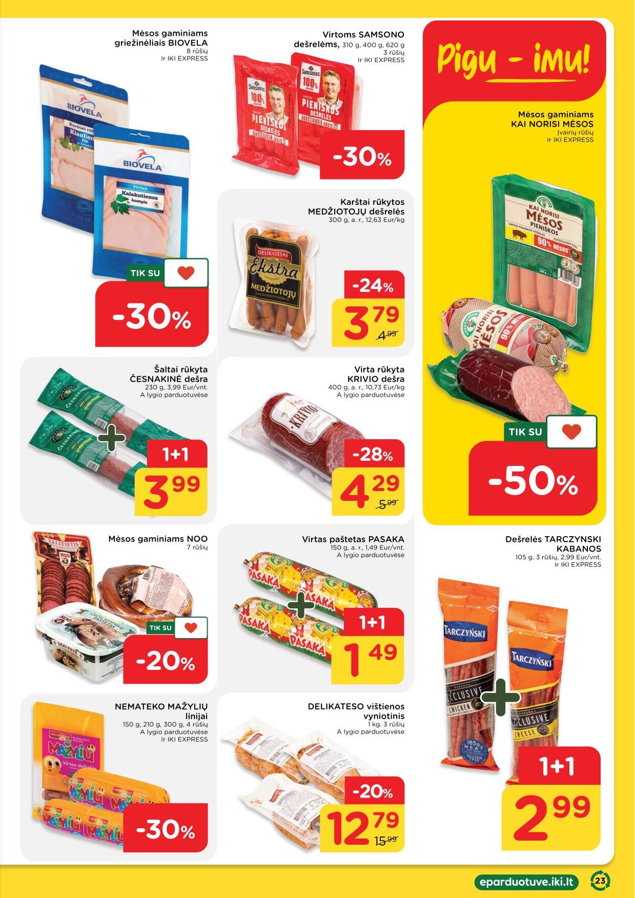 IKI SAVAITĖLĖ akcijų ir nuolaidų leidinys Nr.8 2023.02.20 - 2023.02.26