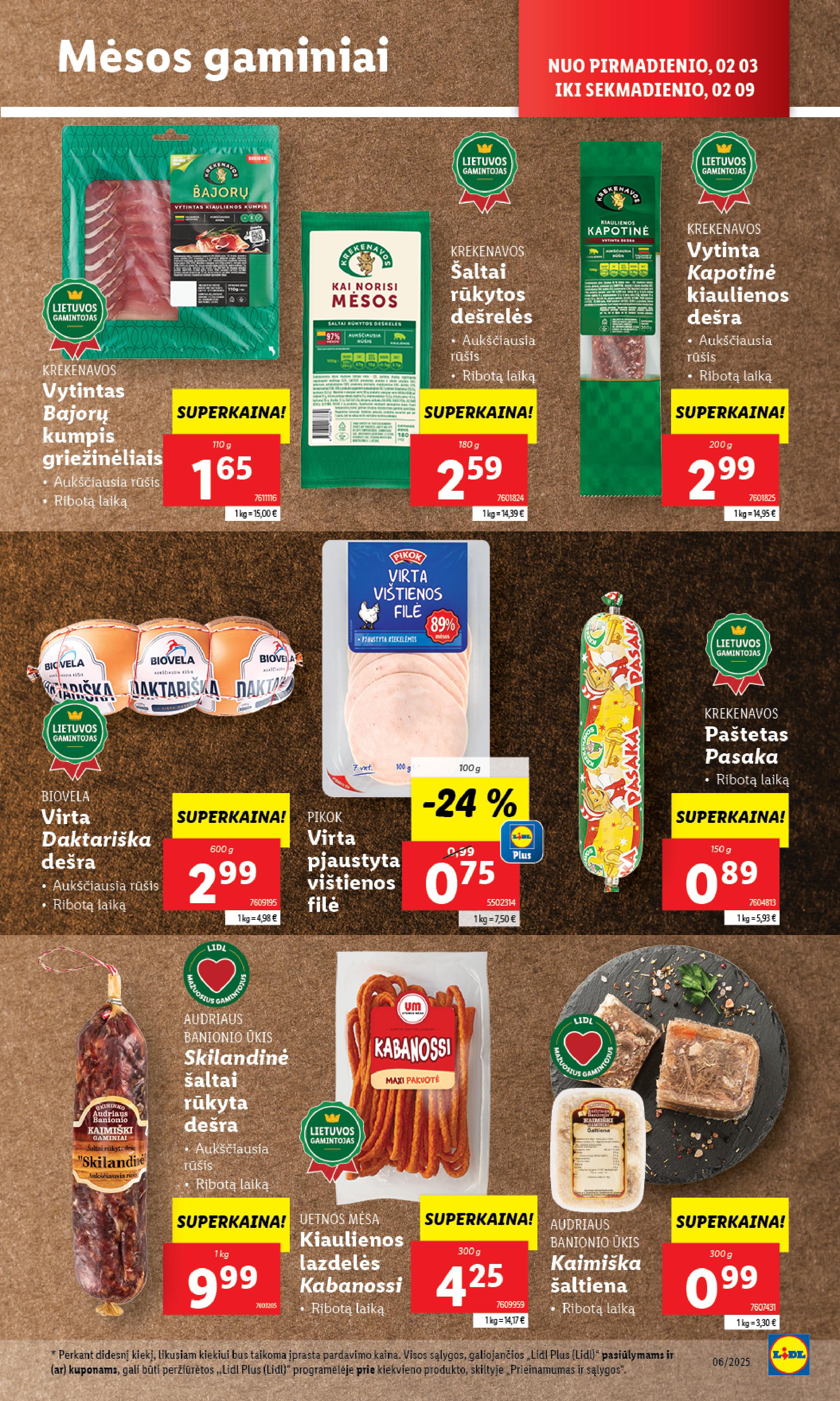 Naujausias LIDL kaininis katalogas 2025.02.03 - 2025.02.09