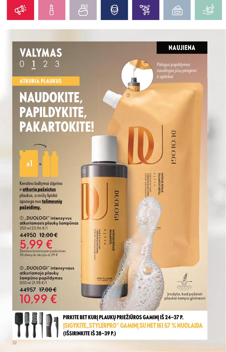 Naujas ORIFLAME katalogas galioja 2023.09.13 - 2023.10.03