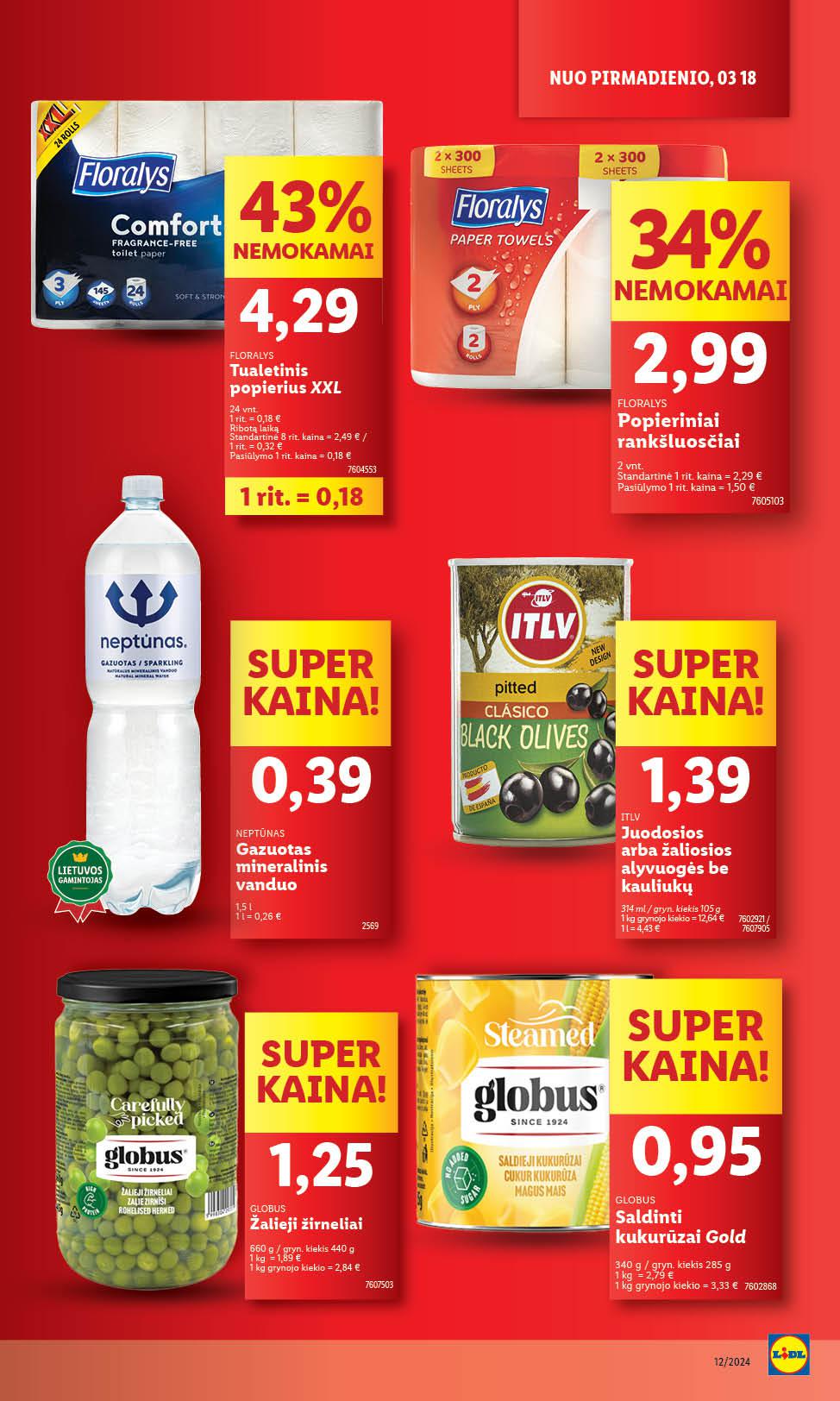 Naujausias LIDL kaininis katalogas 2024.03.18 - 2024.03.24