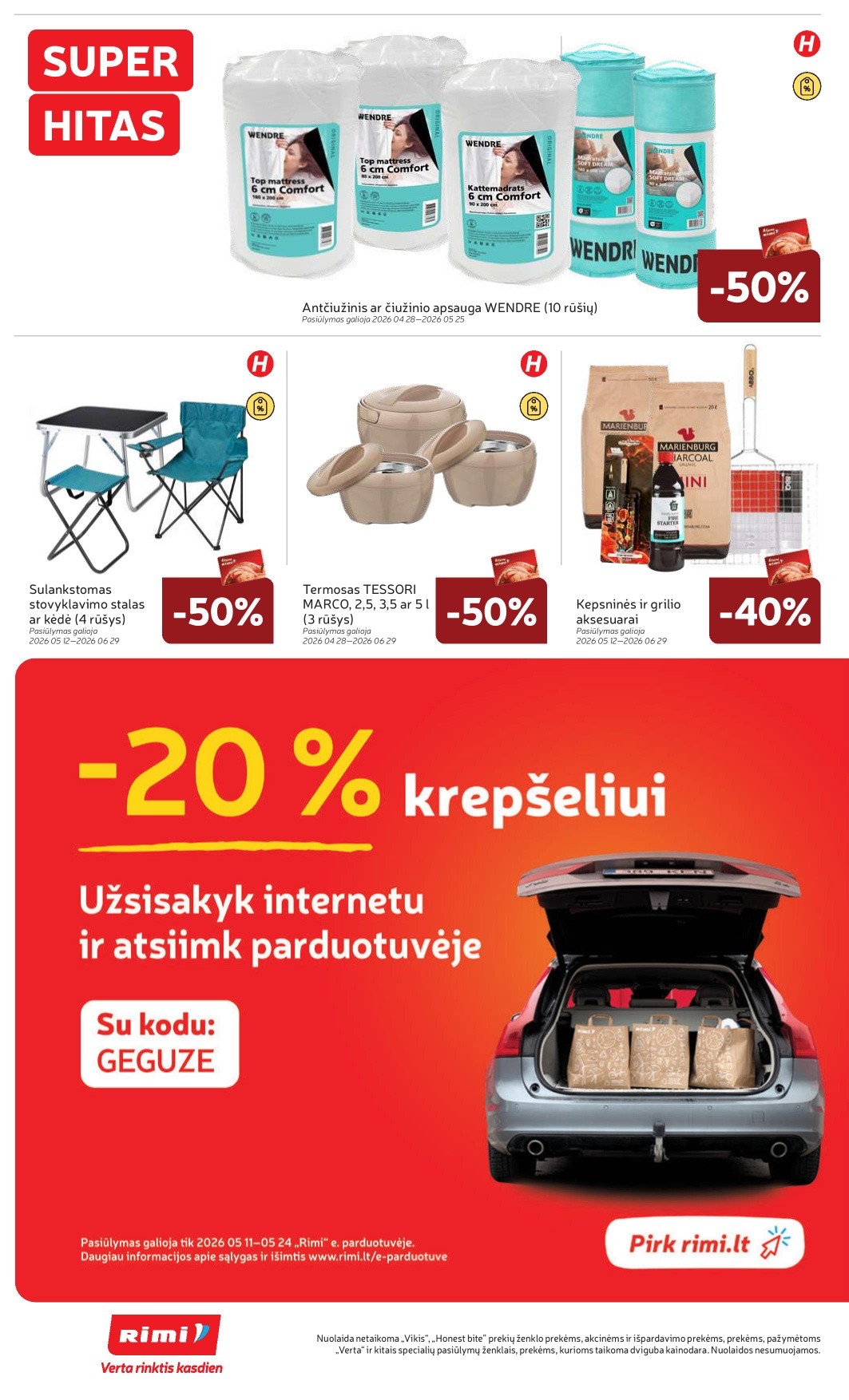 Naujausias RIMI kaininis katalogas 2026.05.19 - 2026.05.25