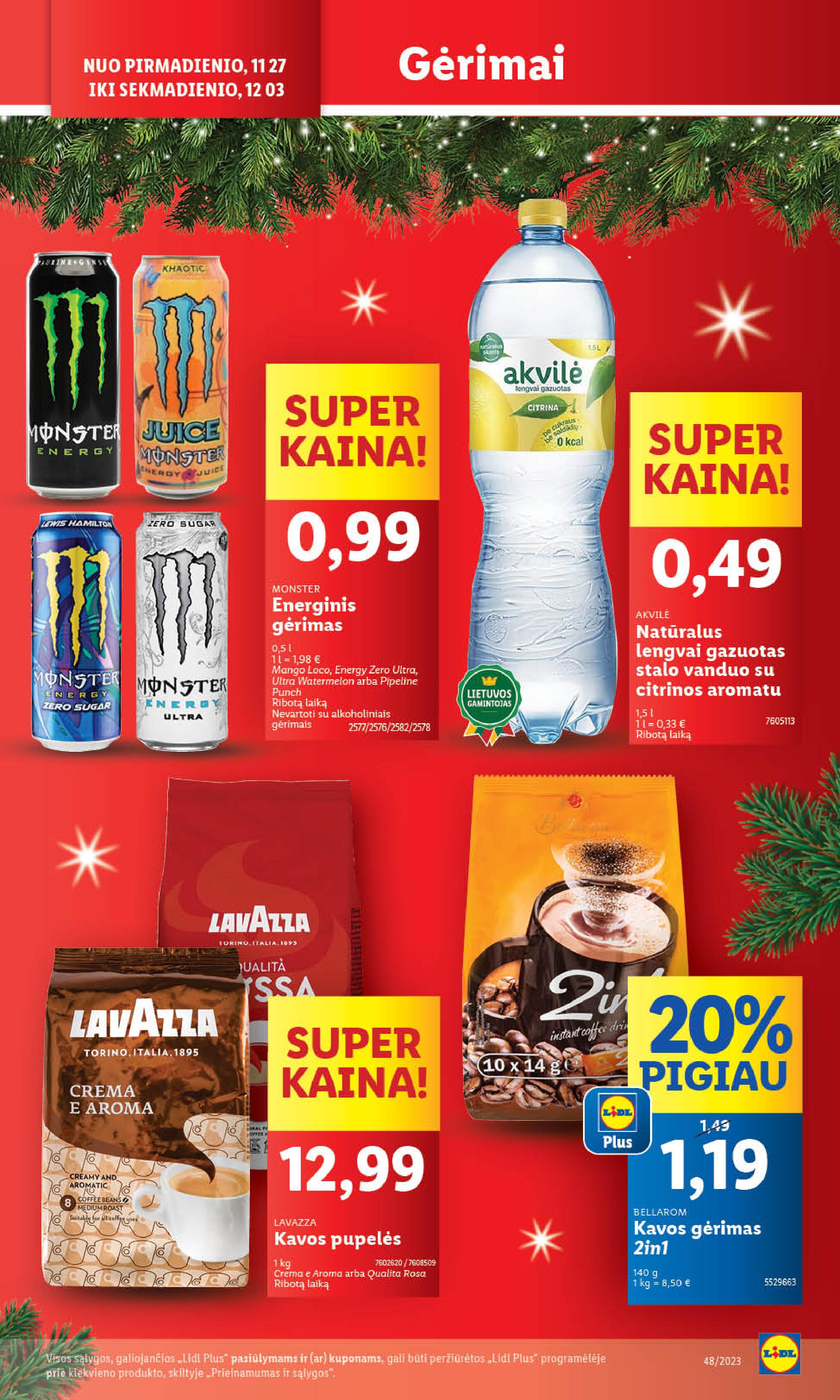Naujausias LIDL kaininis katalogas 2023.11.27 - 2023.12.03