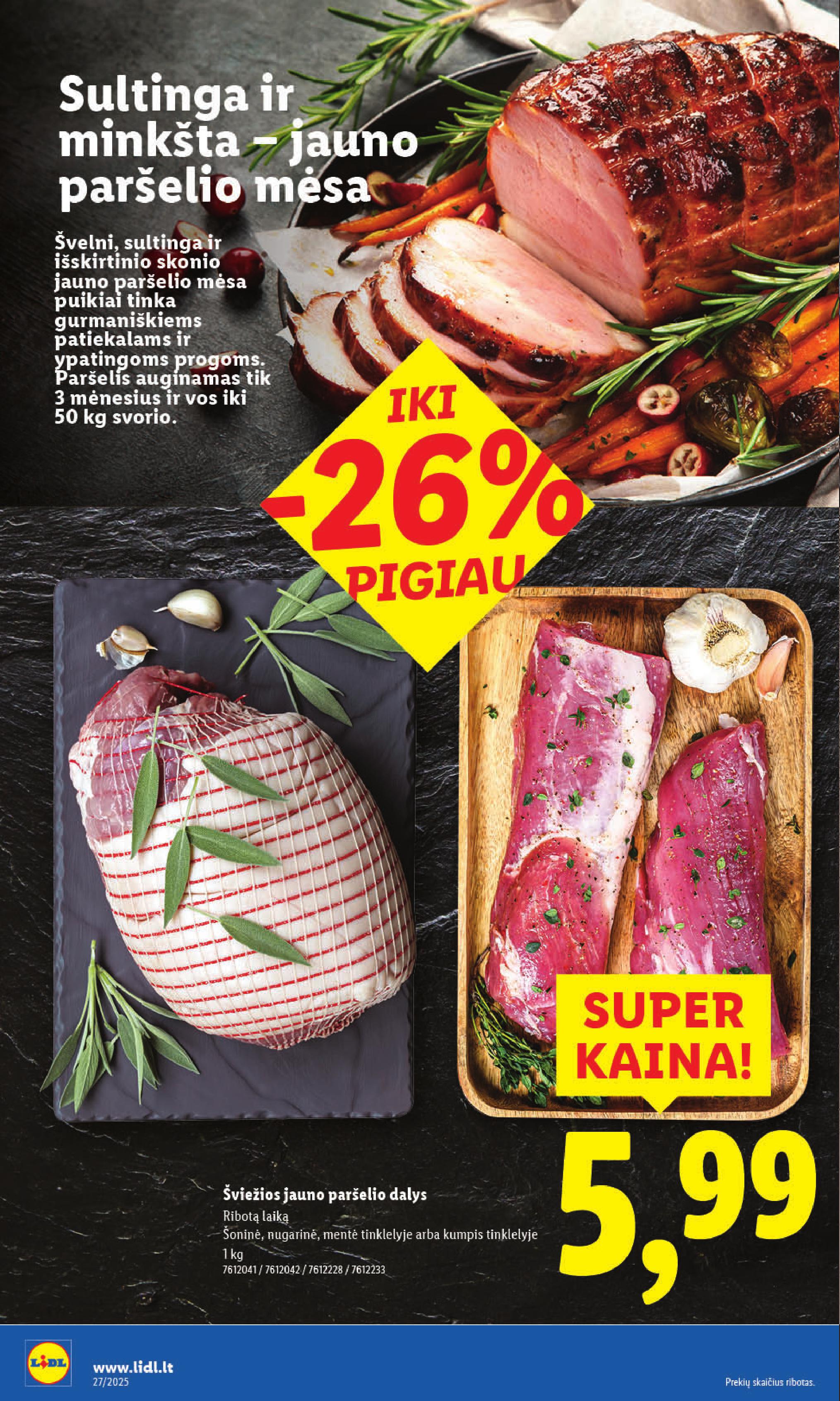 Naujausias LIDL kaininis katalogas 2025.06.30 - 2025.07.06