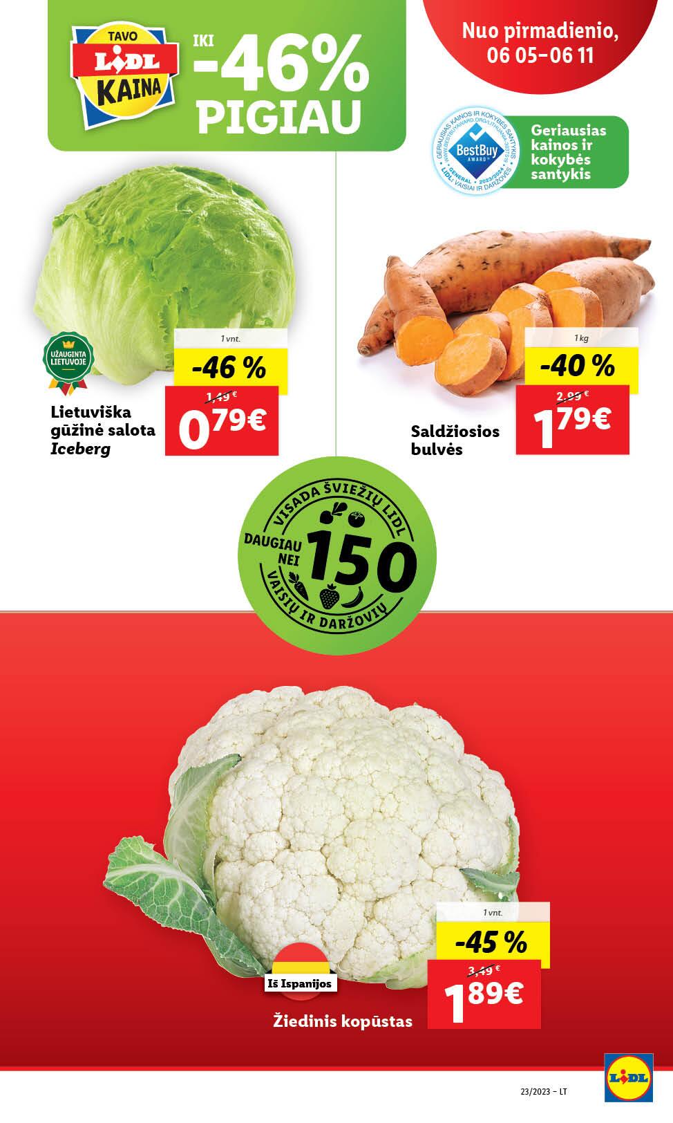 Naujausias LIDL kaininis katalogas 2023.06.05 - 2023.06.11