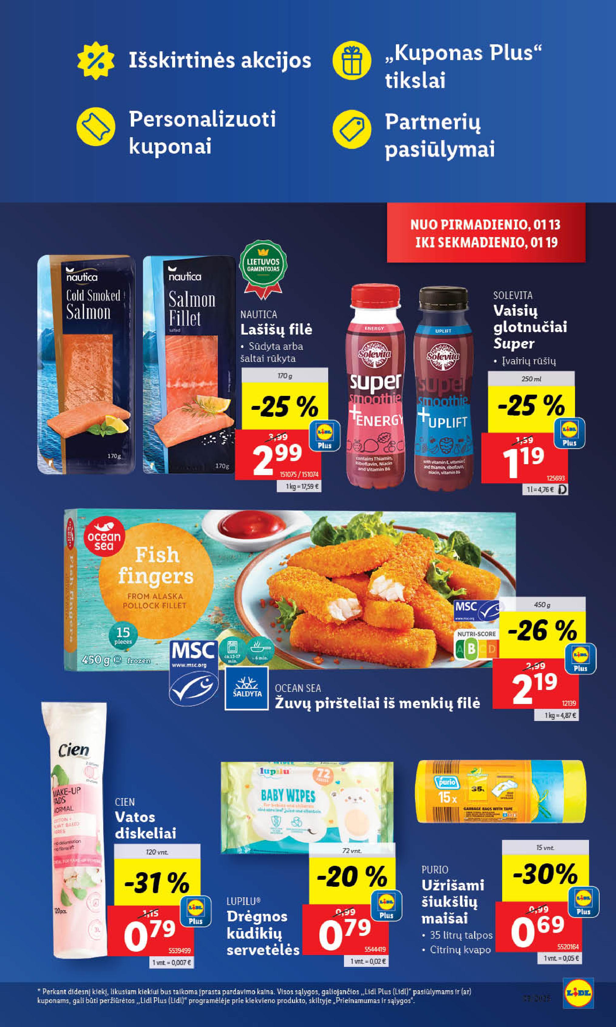 Naujausias LIDL kaininis katalogas 2025.01.13 - 2025.01.19
