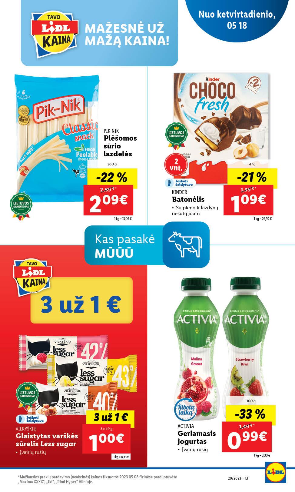 Naujausias LIDL kaininis katalogas 2023.05.15 - 2023.05.21