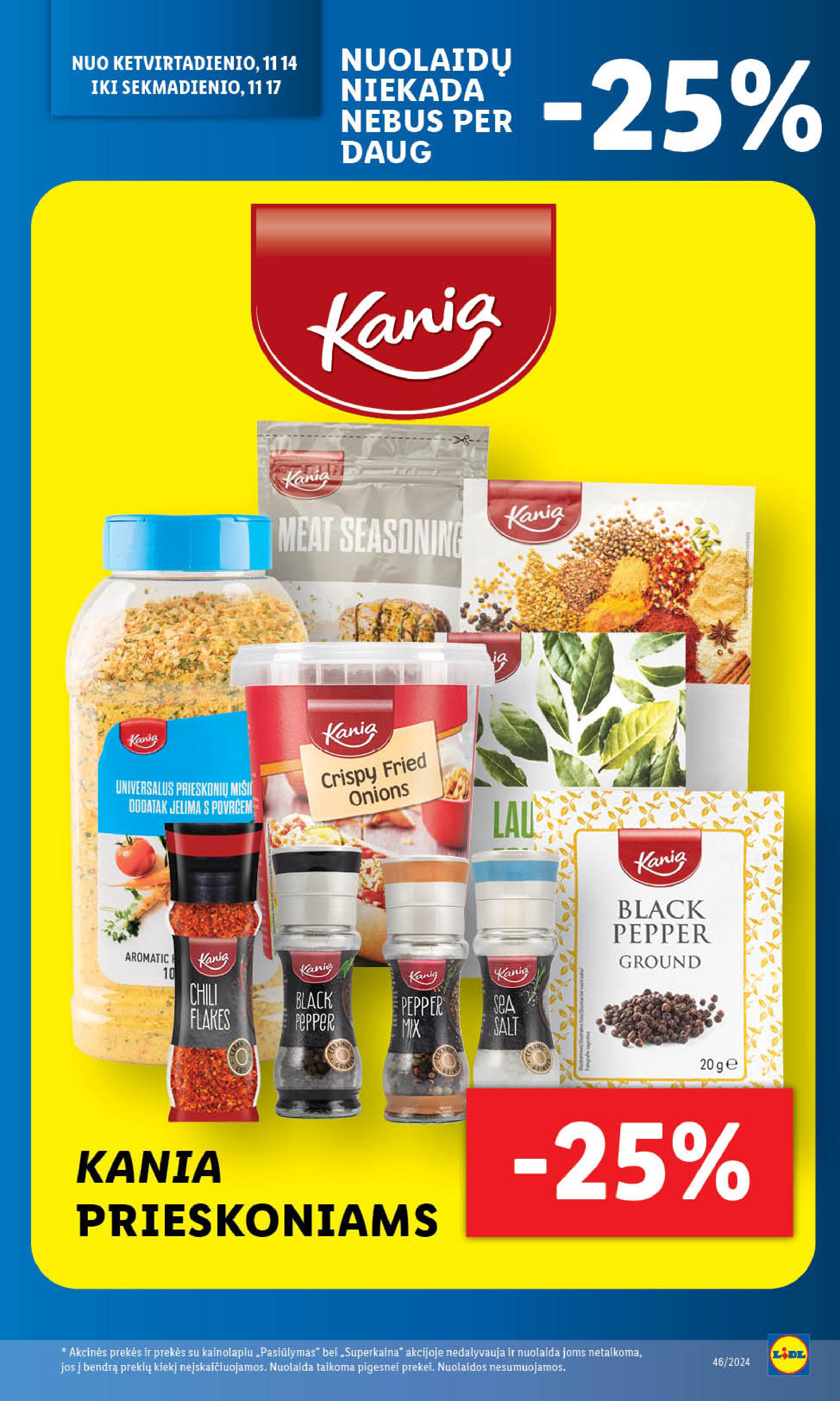 Naujausias LIDL kaininis katalogas 2024.11.11 - 2024.11.17