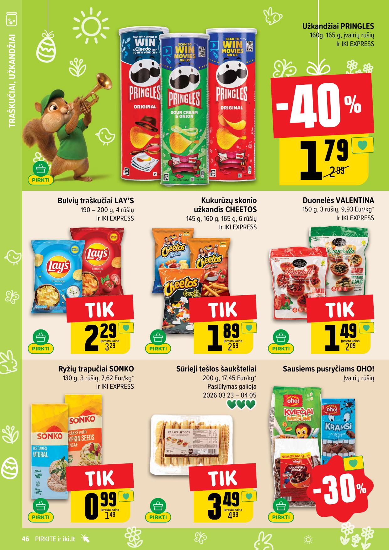 Naujausias IKI kaininis katalogas 2026.03.23 - 2026.03.29