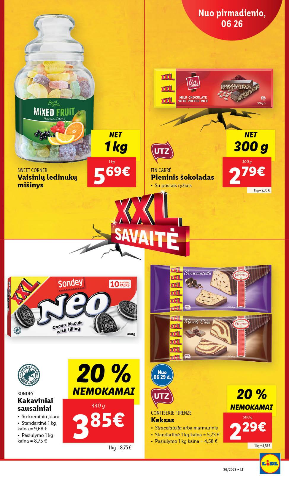 Naujausias LIDL kaininis katalogas 2023.06.26 - 2023.07.02