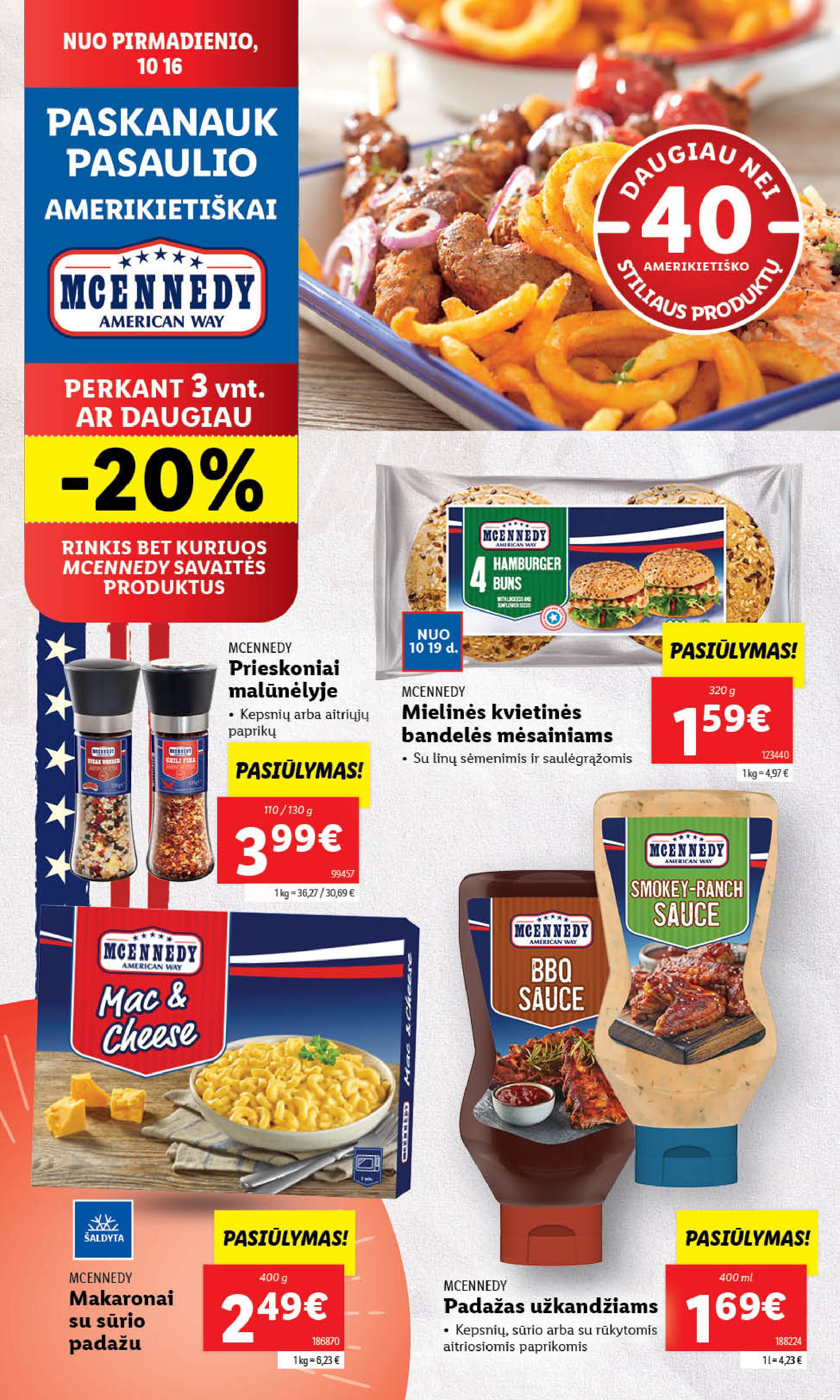 Naujausias LIDL kaininis katalogas 2023.10.16 - 2023.10.22