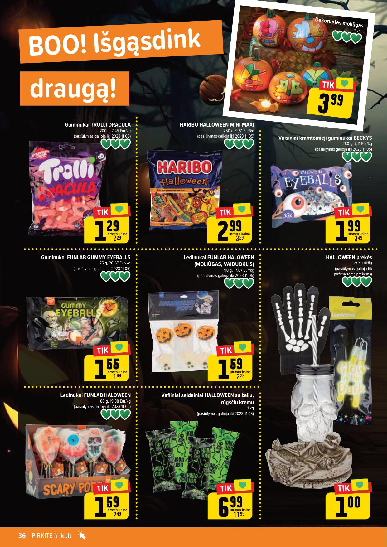 Naujausias IKI kaininis katalogas 2023.10.23 - 2023.10.29