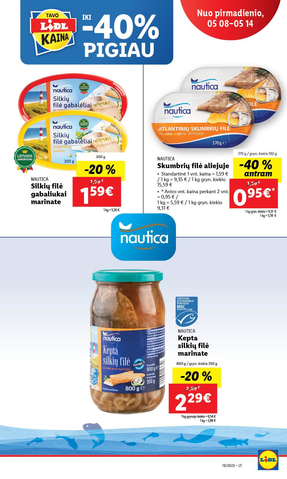 Naujausias LIDL kaininis katalogas 2023.05.08 - 2023.05.14