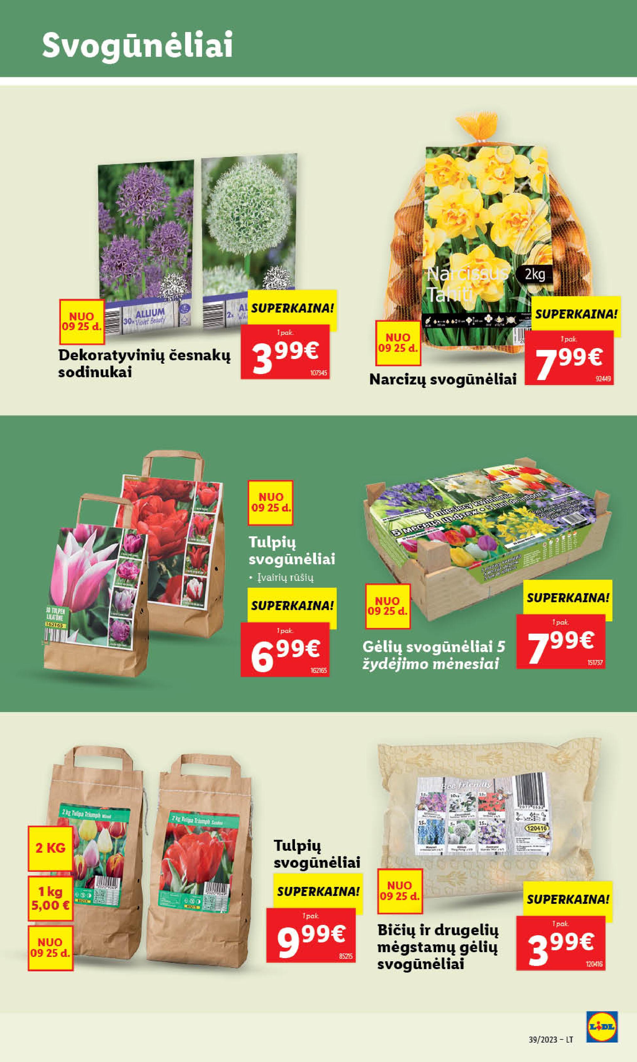 Naujausias LIDL kaininis katalogas 2023.09.25 - 2023.10.01